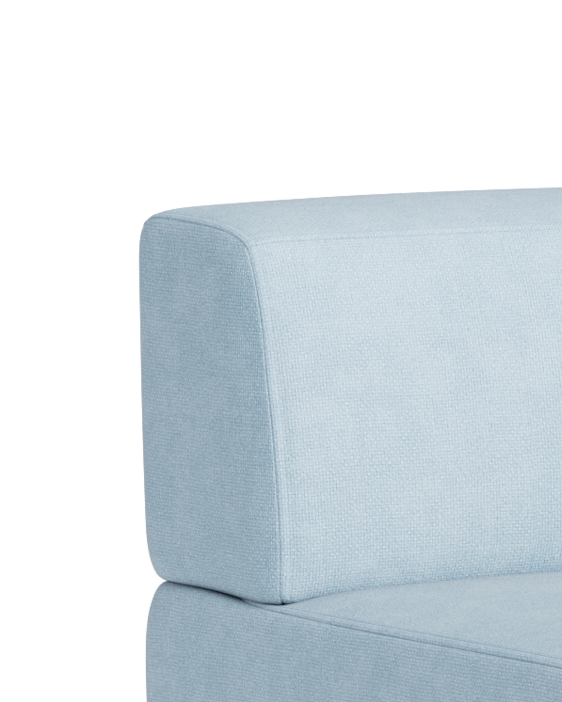 Stretch Pit Sofa - Fossil Powder Blue