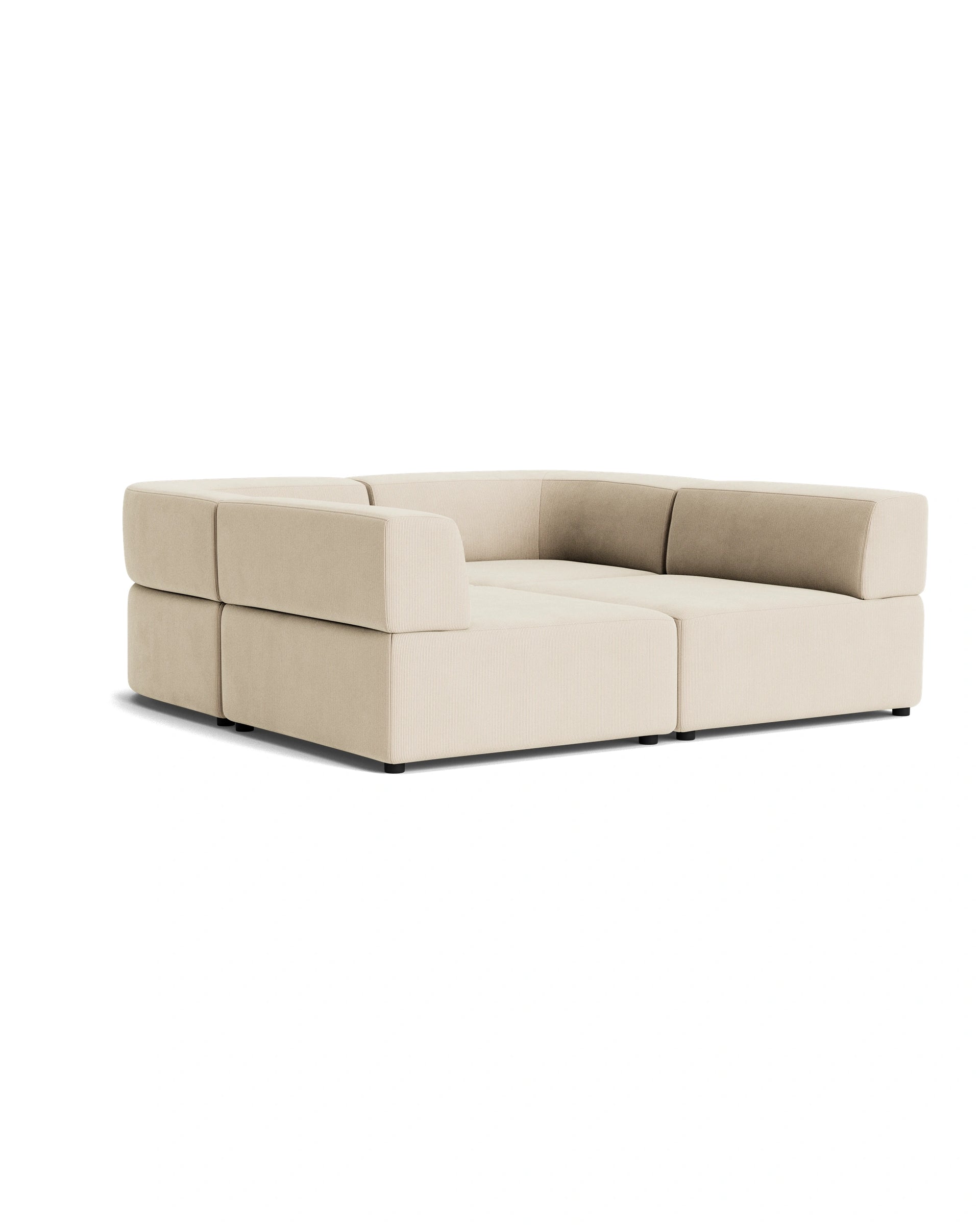 Stretch Pit Sofa - Corduroy Mist