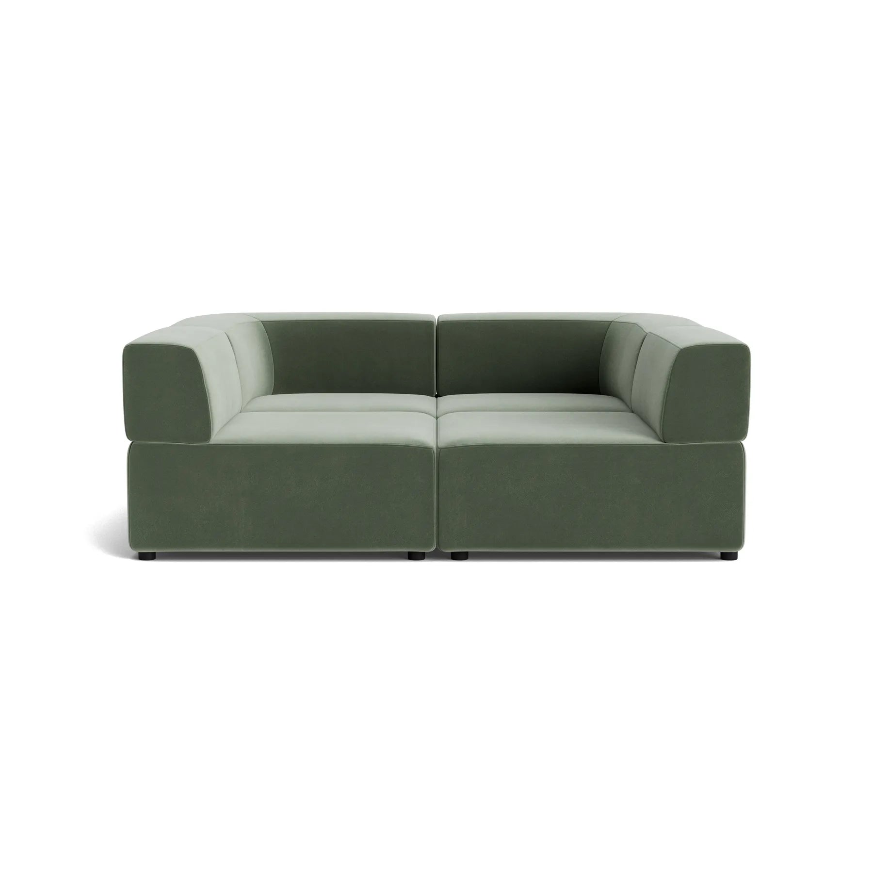 Stretch Pit Sofa - Opal Ocean