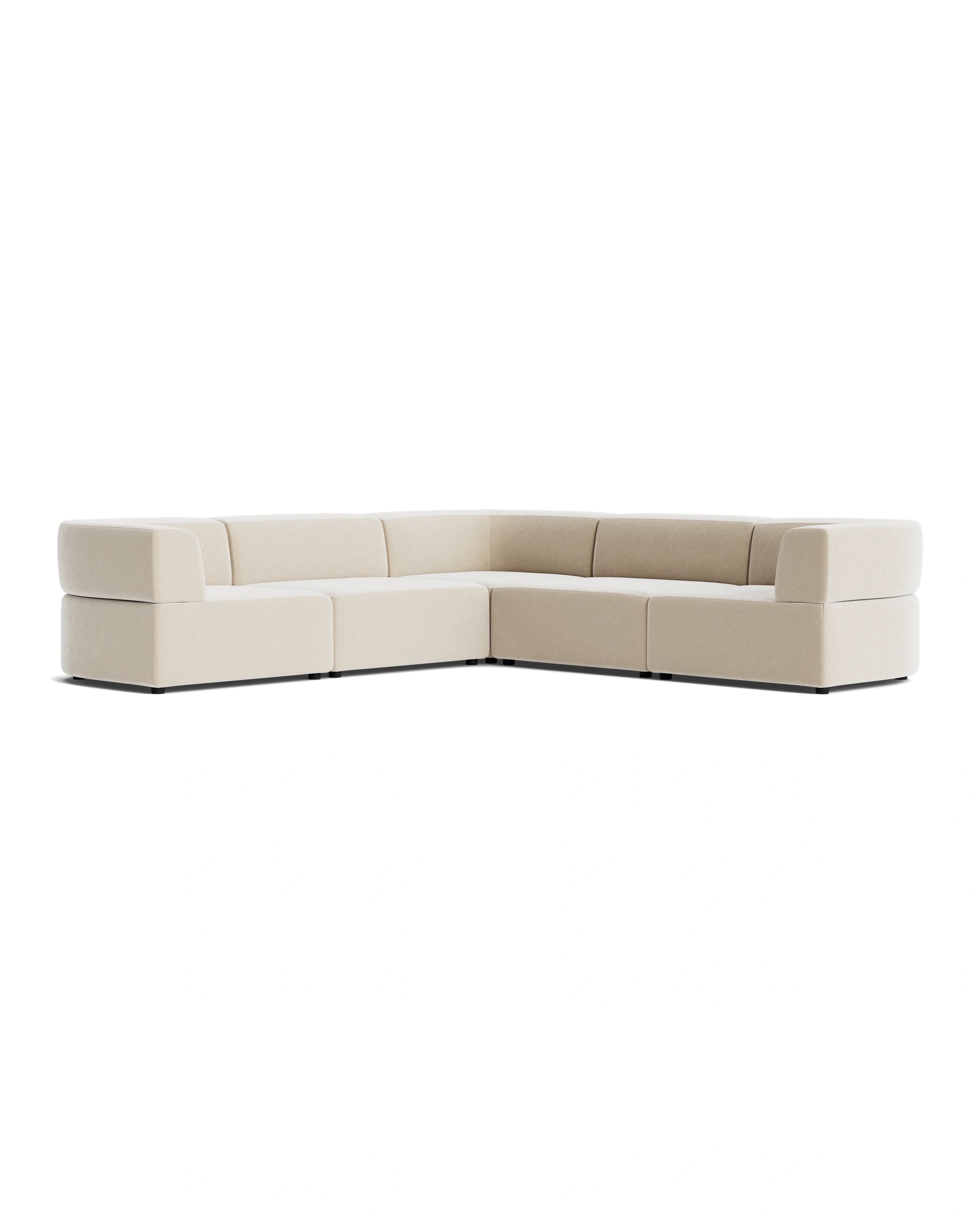 Stretch Corner Sofa - Eden Ecru