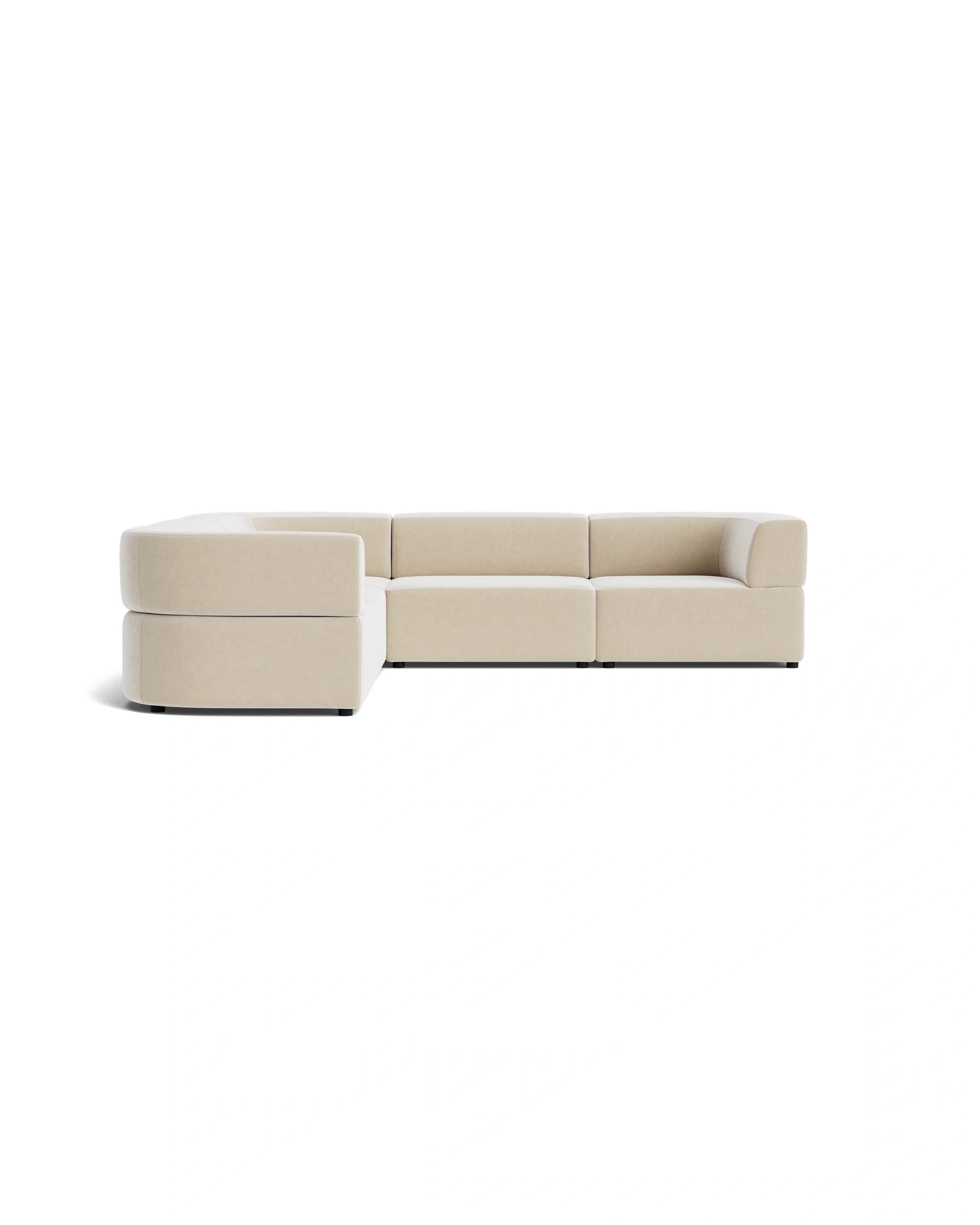 Stretch Corner Sofa - Eden Ecru