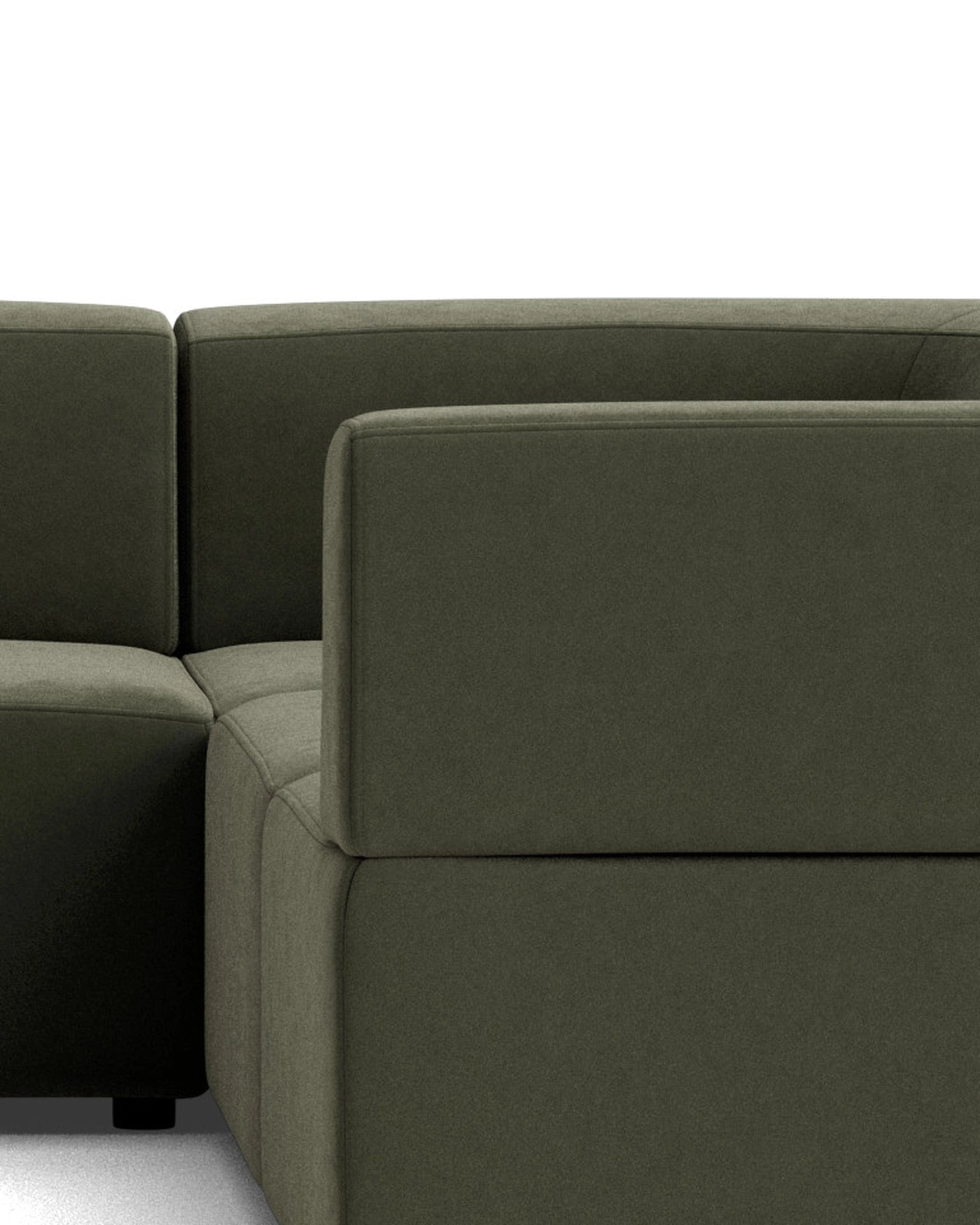 Stretch Corner Sofa - Eden Leaf