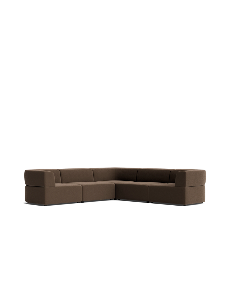Stretch Corner Sofa - Eden Java