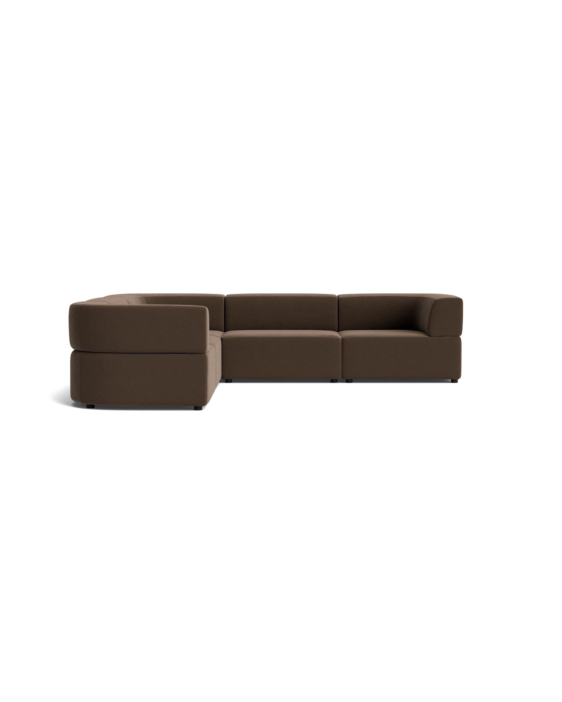 Stretch Corner Sofa - Eden Java