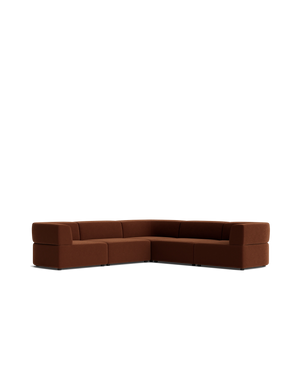Stretch Corner Sofa - Eden Brick