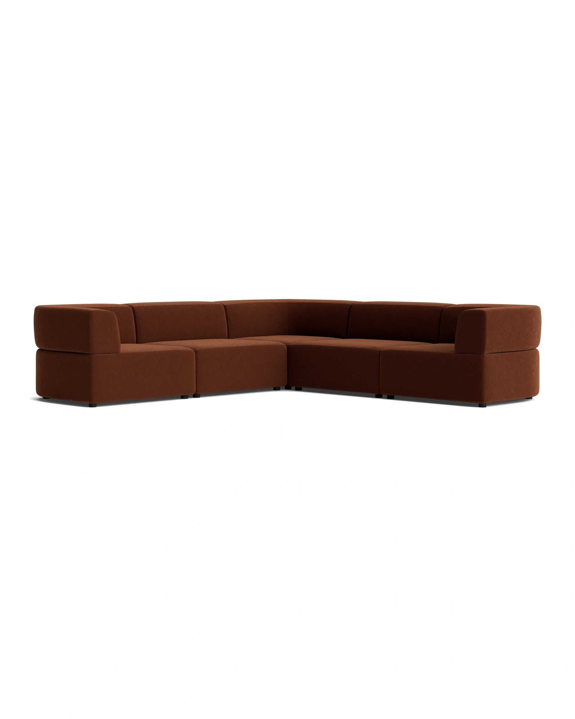 Stretch Corner Sofa - Eden Brick