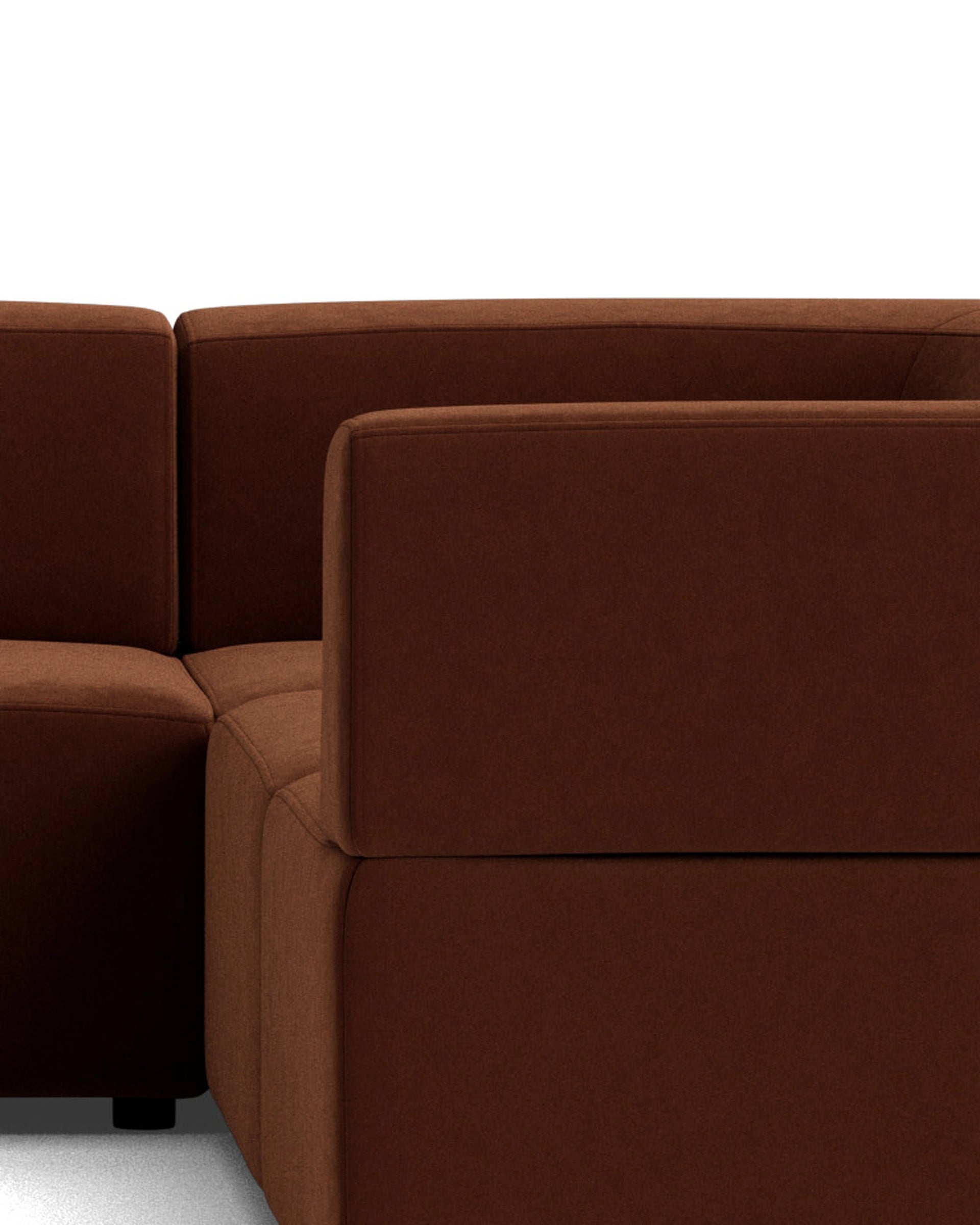 Stretch Corner Sofa - Eden Brick