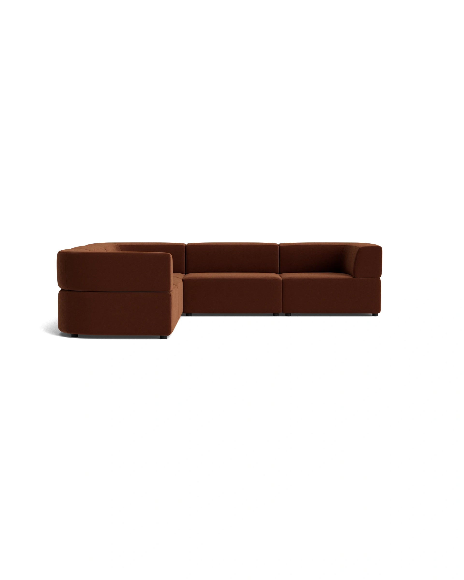 Stretch Corner Sofa - Eden Brick