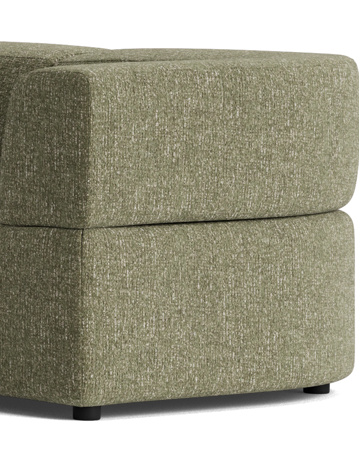 Stretch Corner Sofa - Fleck Olive