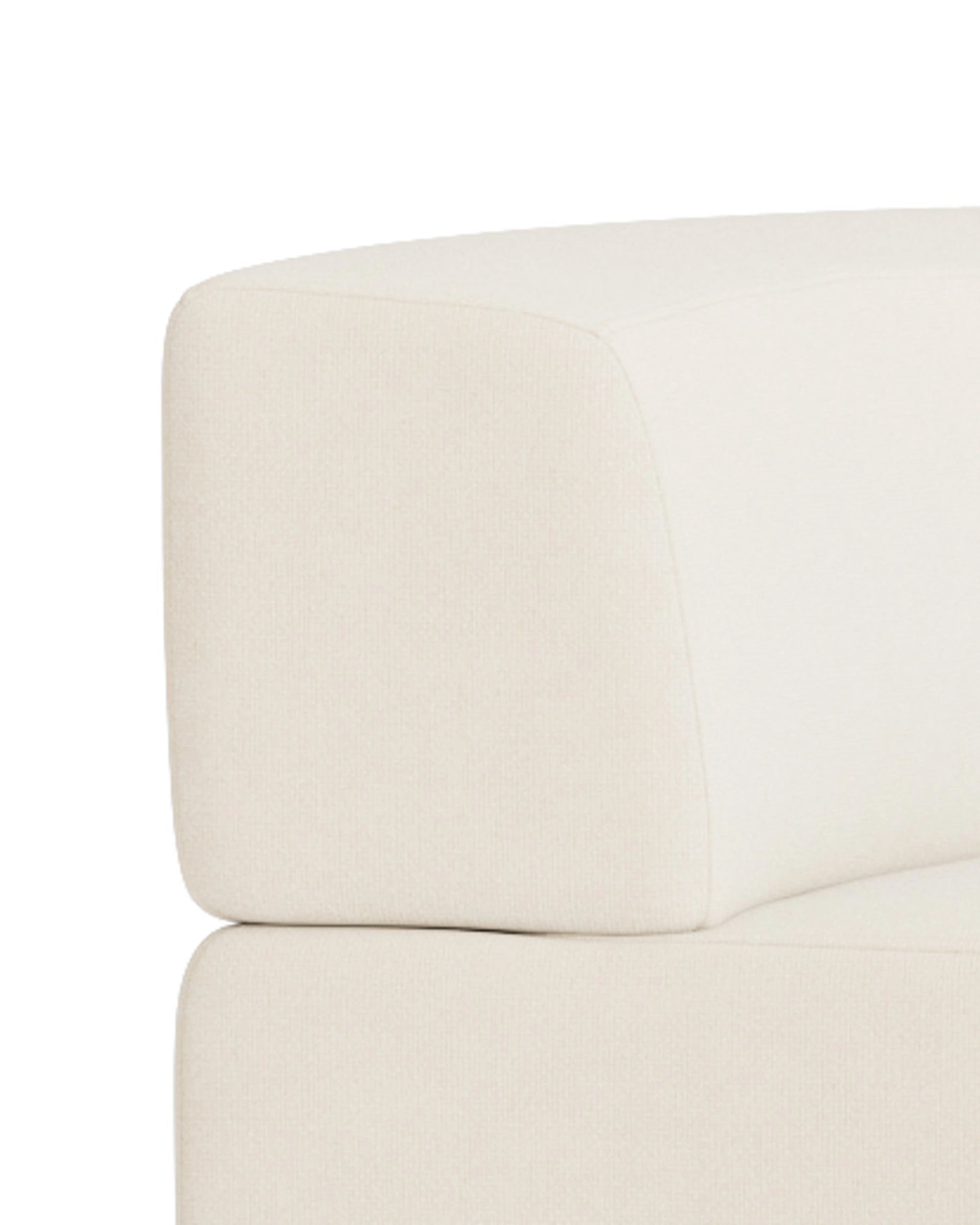 Stretch Corner Sofa - Fossil Vanilla