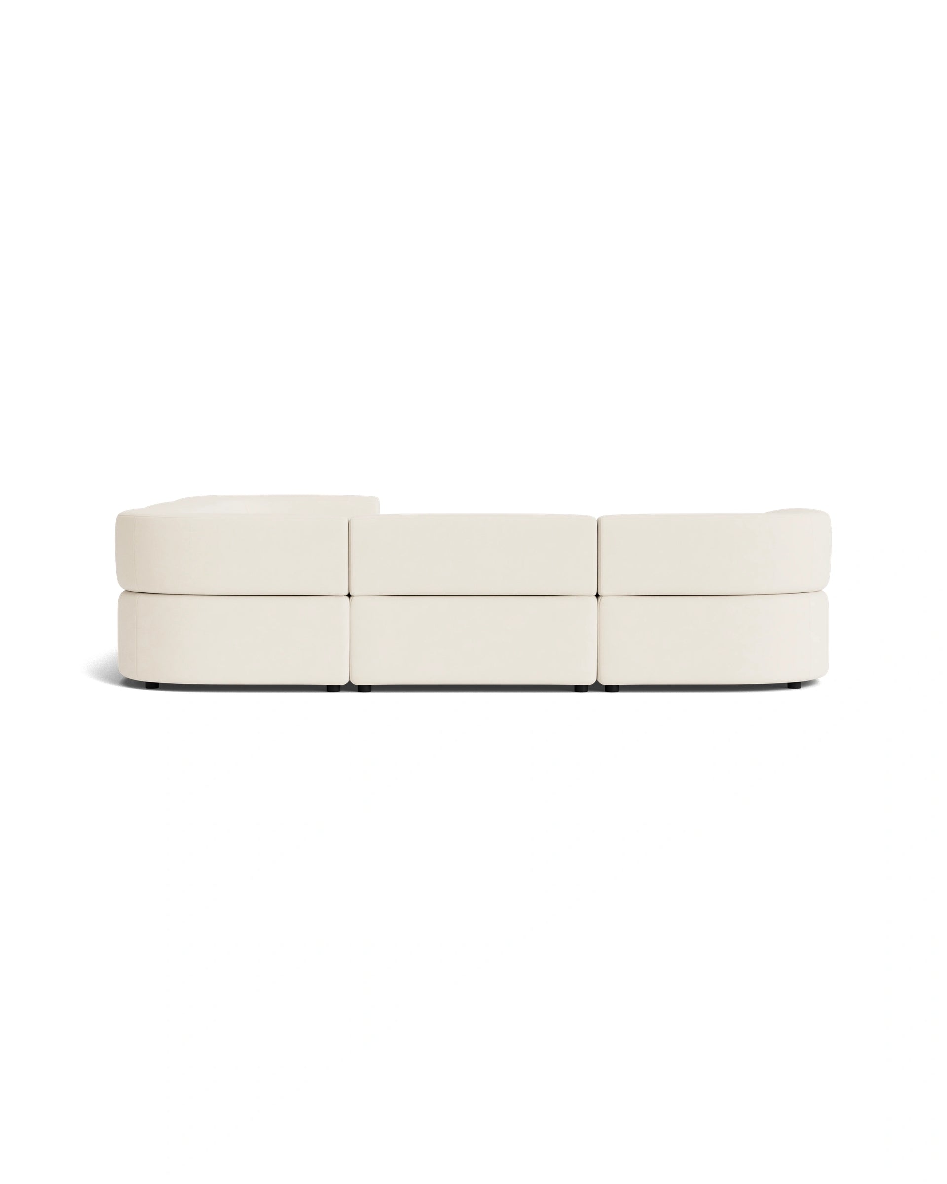 Stretch Corner Sofa - Fossil Vanilla
