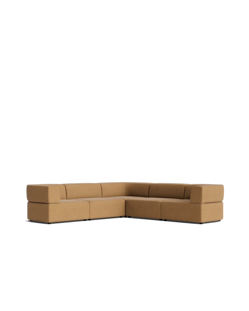 Stretch Corner Sofa - Fossil Fawn