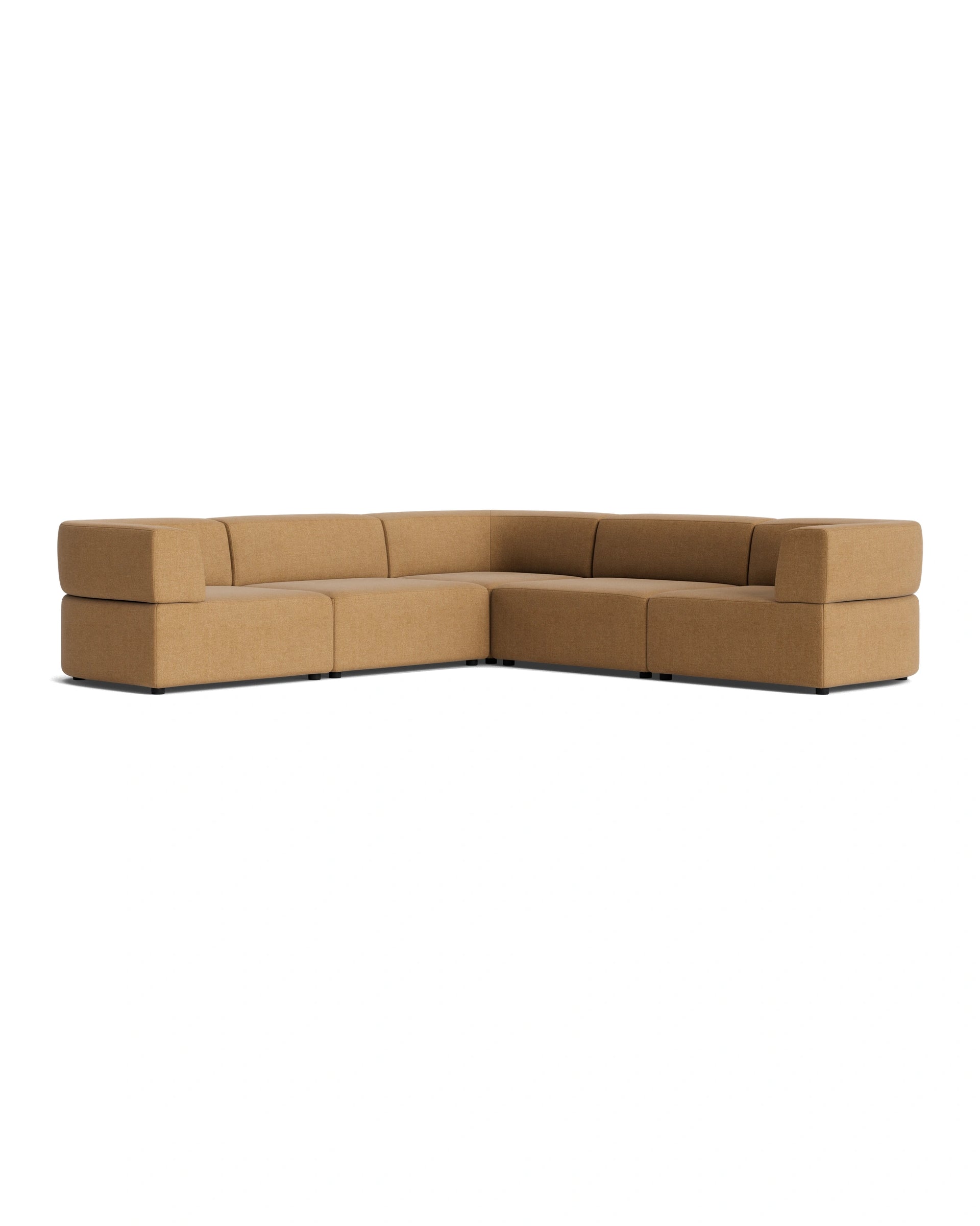 Stretch Corner Sofa - Fossil Fawn