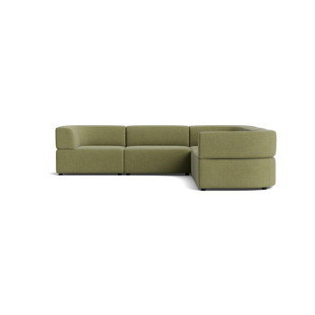 Stretch Corner Sofa - Fossil Eucalyptus