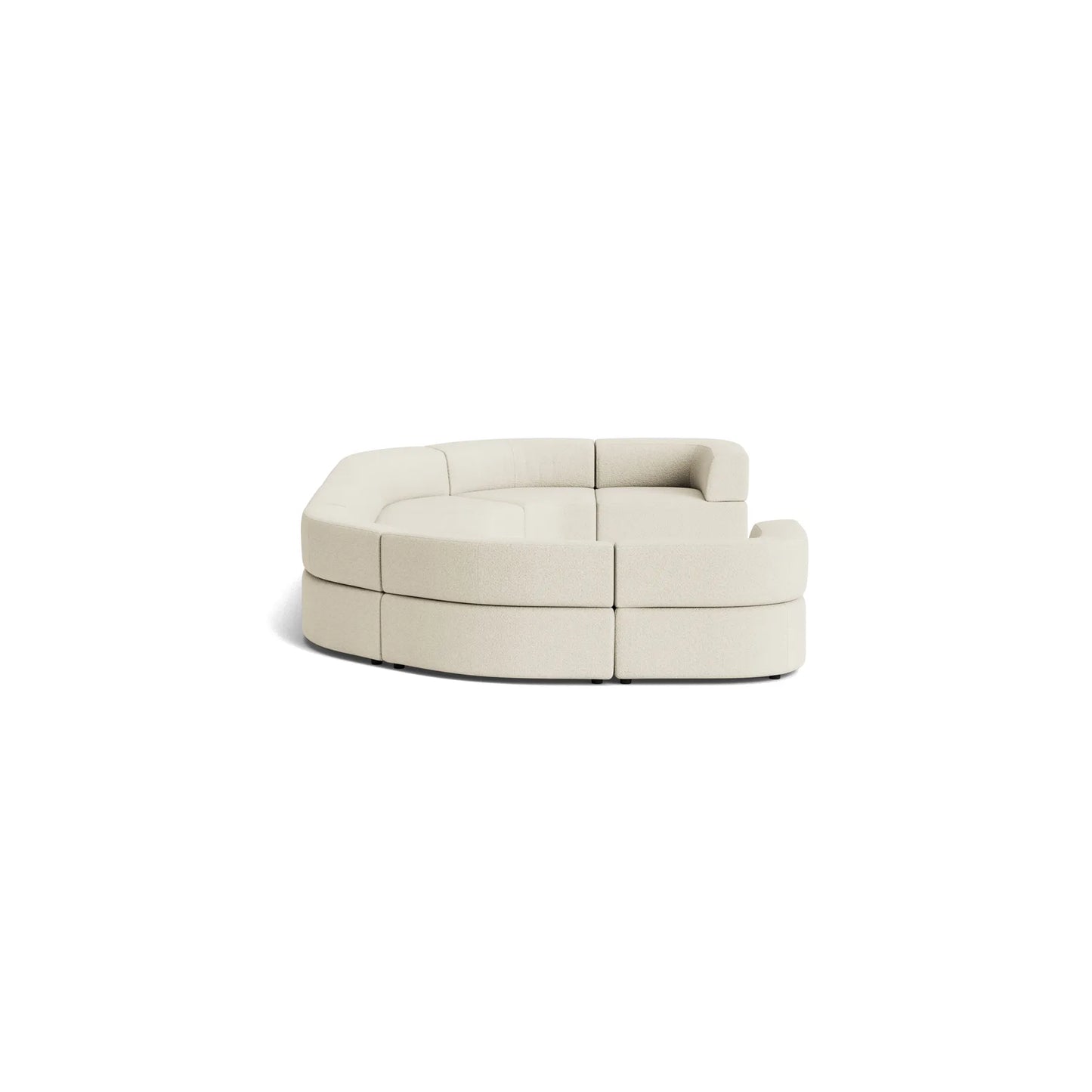 Stretch U Shape Modular Sofa - Copenhagen Grey