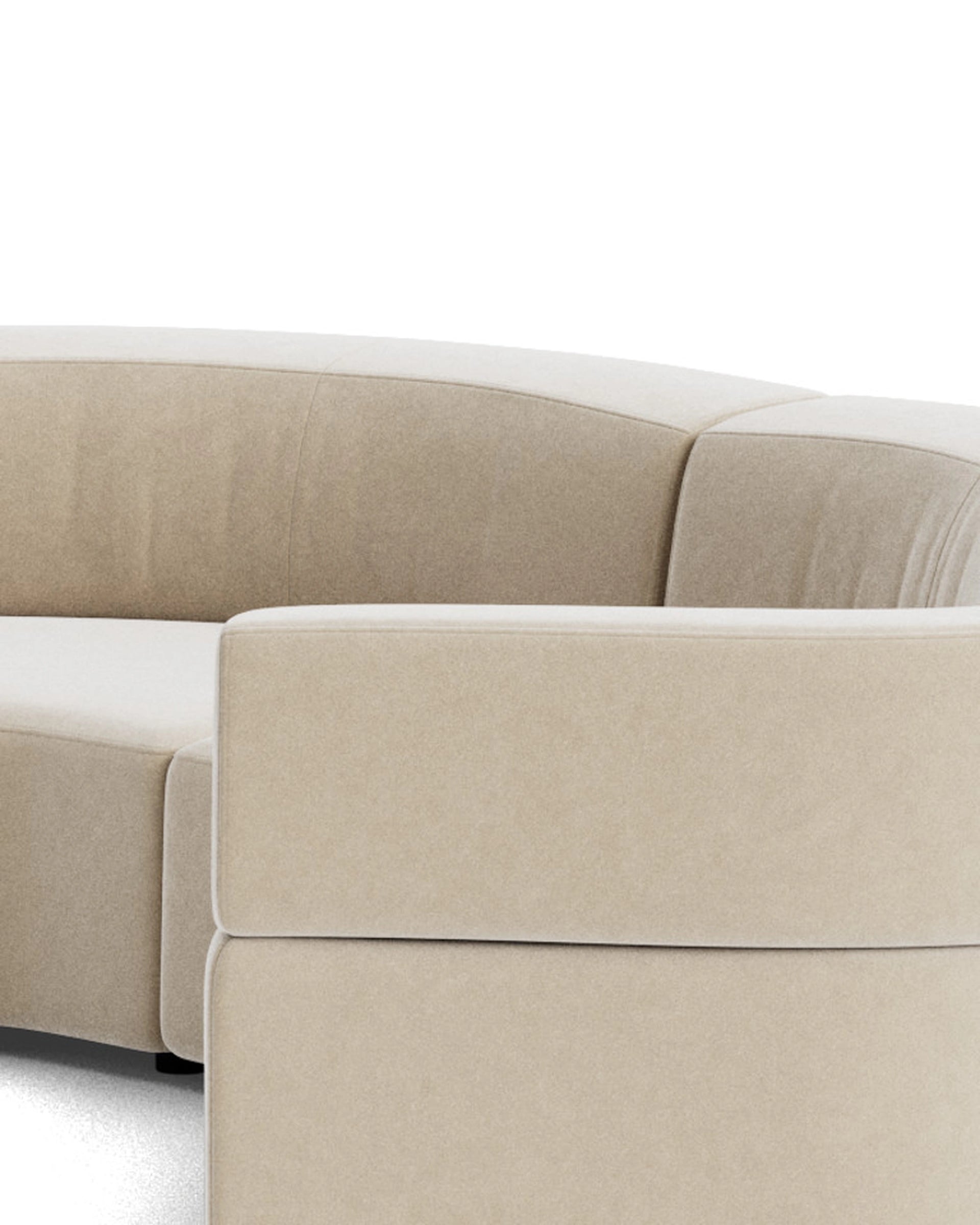 Stretch U Shape Modular Sofa - Eden Ecru