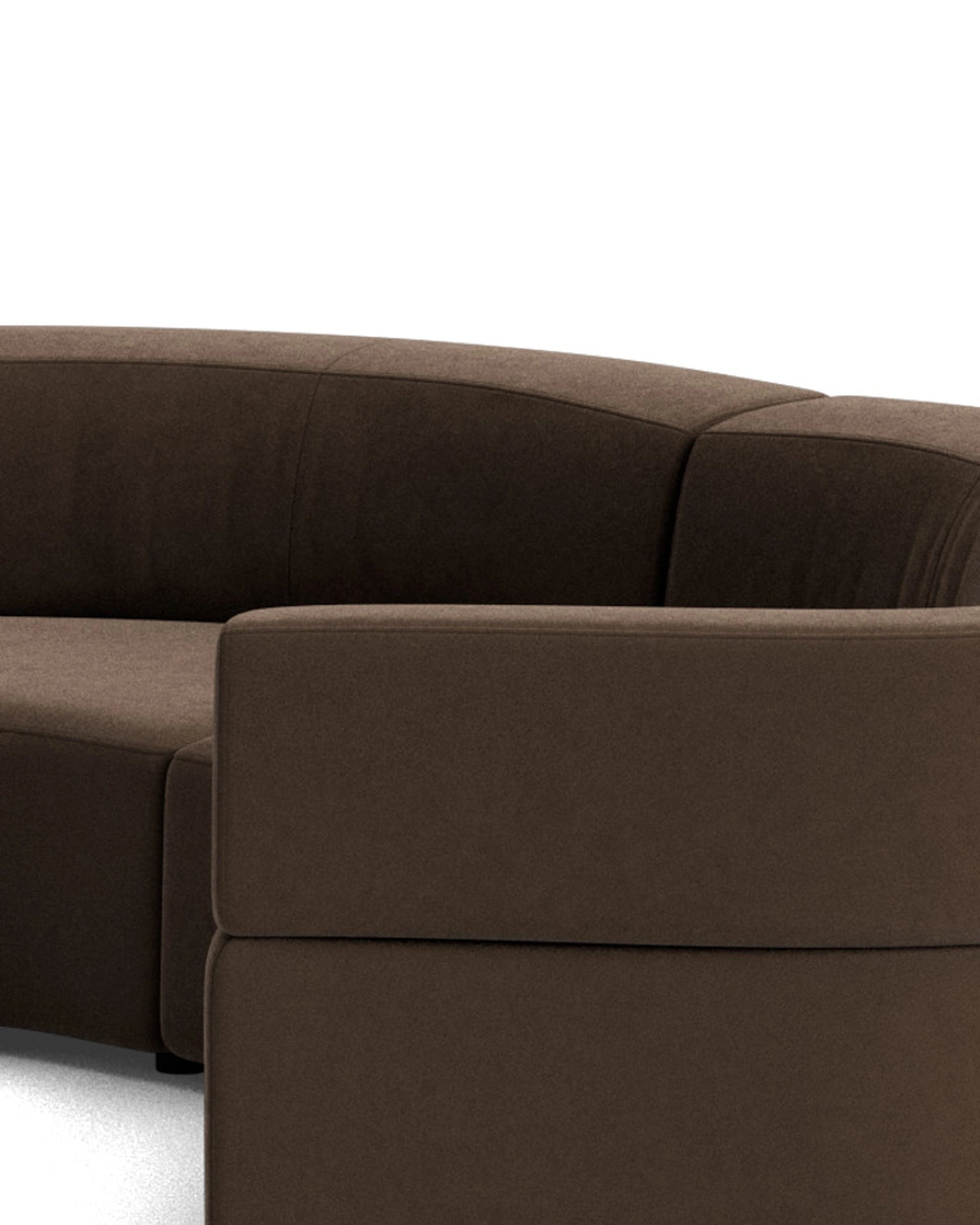 Stretch U Shape Modular Sofa - Eden Java