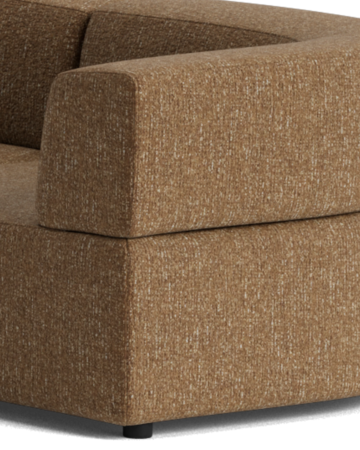 Stretch U Shape Modular Sofa - Fleck Ginger