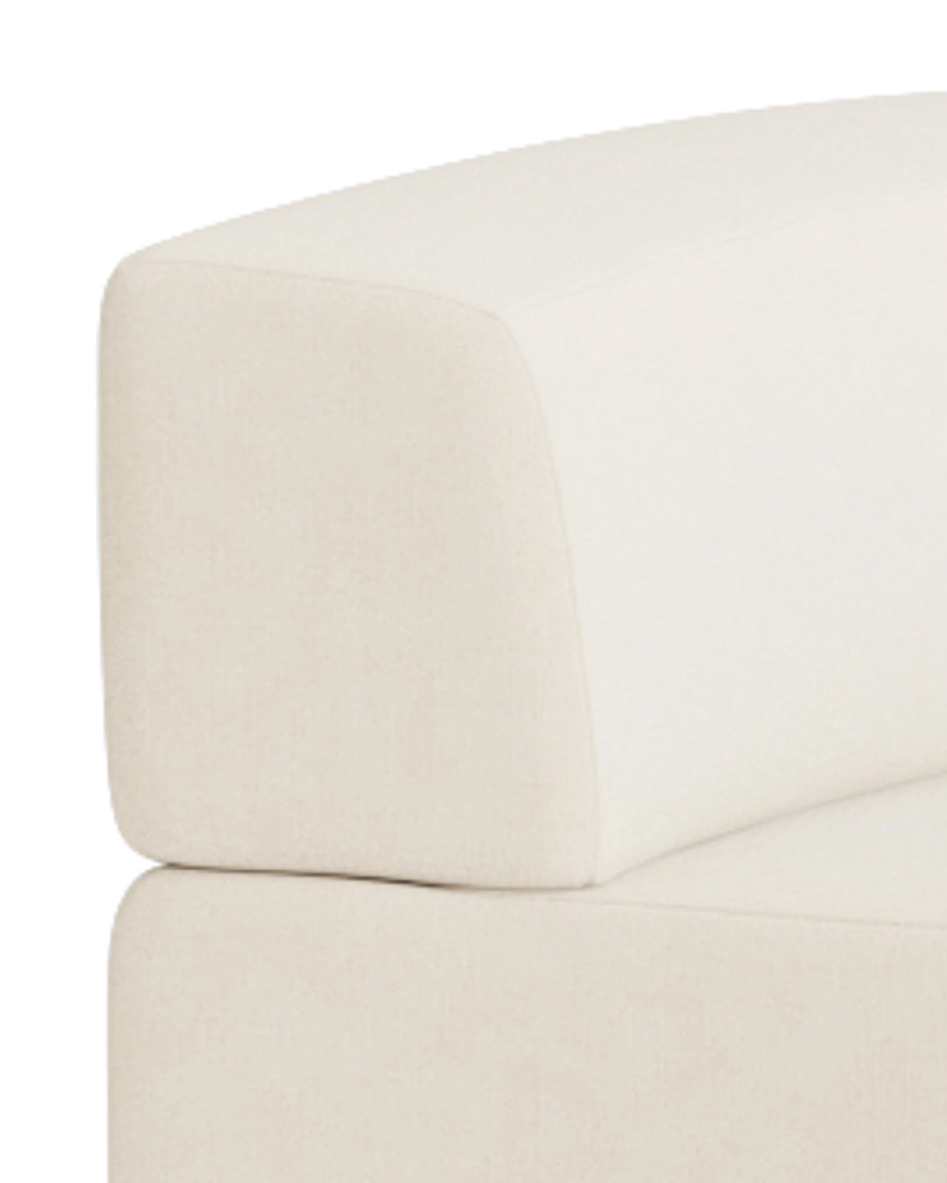 Stretch U Shape Modular Sofa - Fossil Vanilla