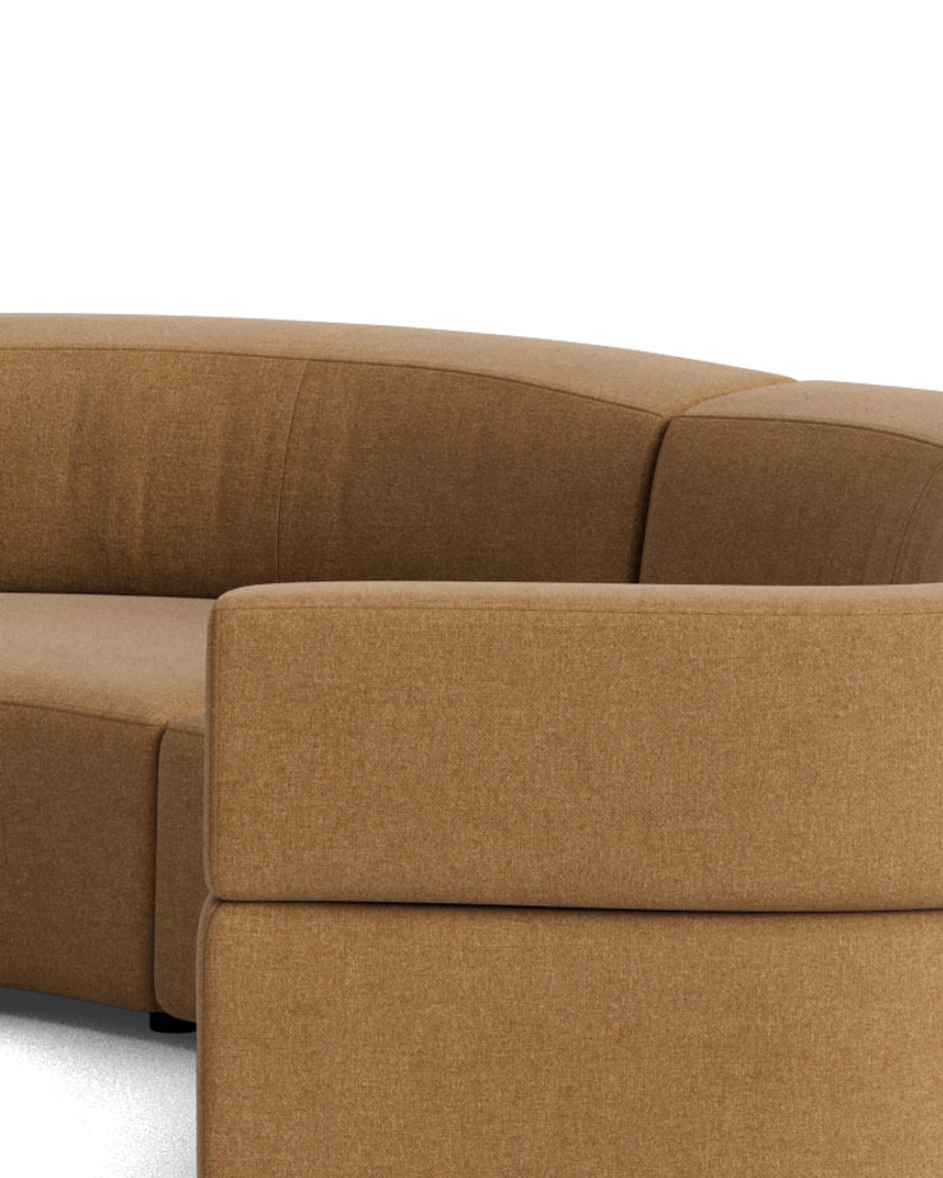 Stretch U Shape Modular Sofa - Fossil Fawn