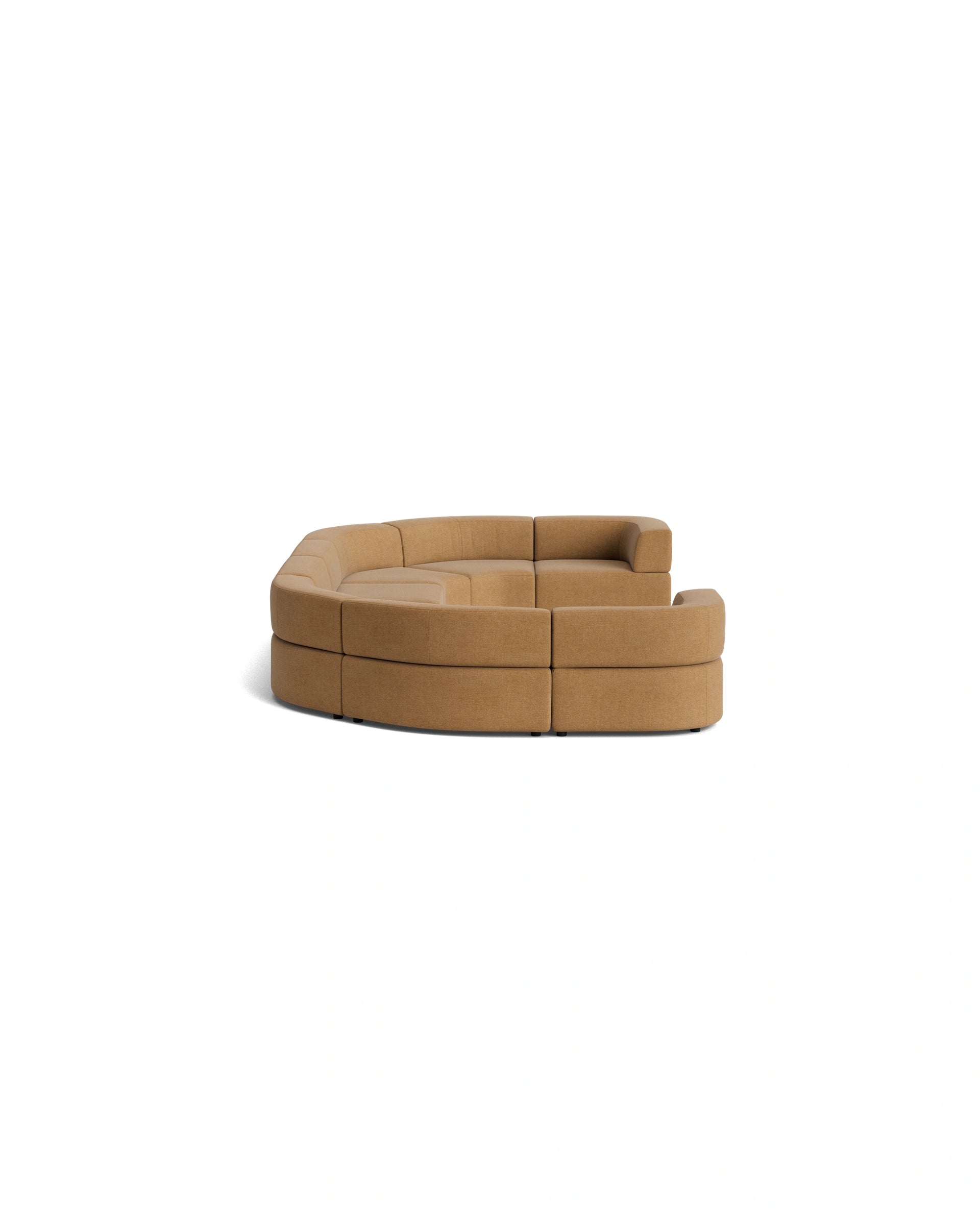 Stretch U Shape Modular Sofa - Fossil Fawn