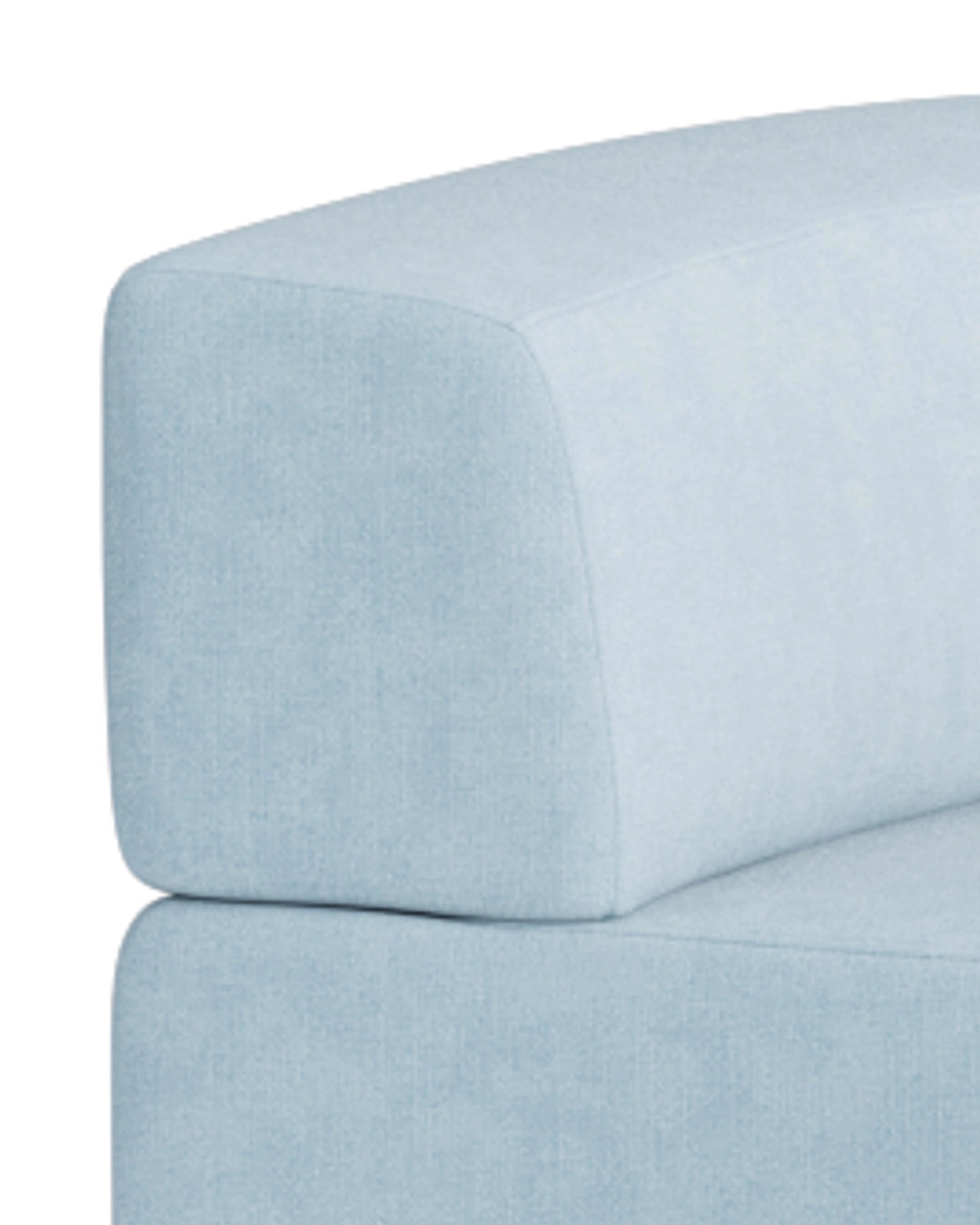 Stretch U Shape Modular Sofa - Fossil Powder Blue