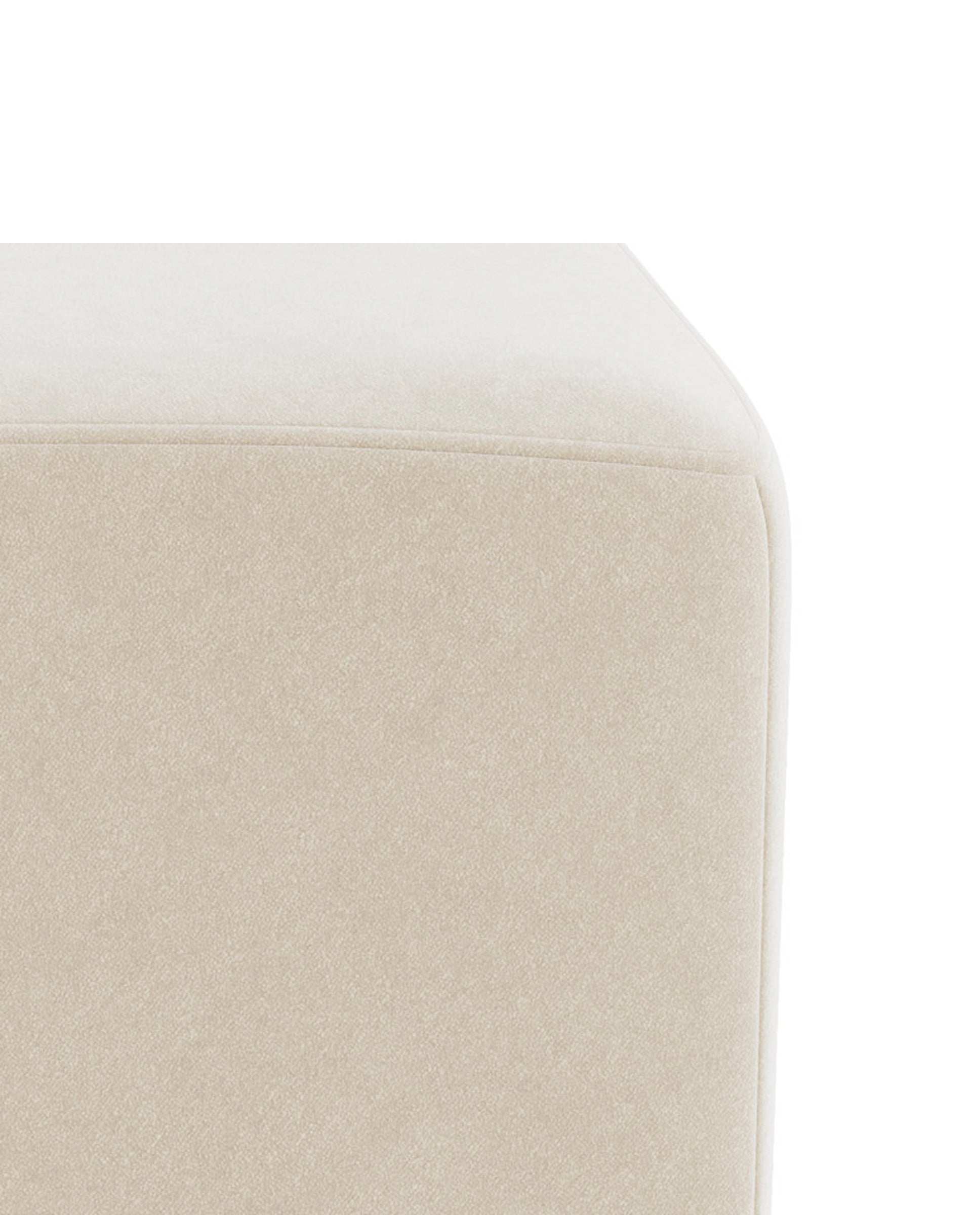Stretch Ottoman - Eden Ecru