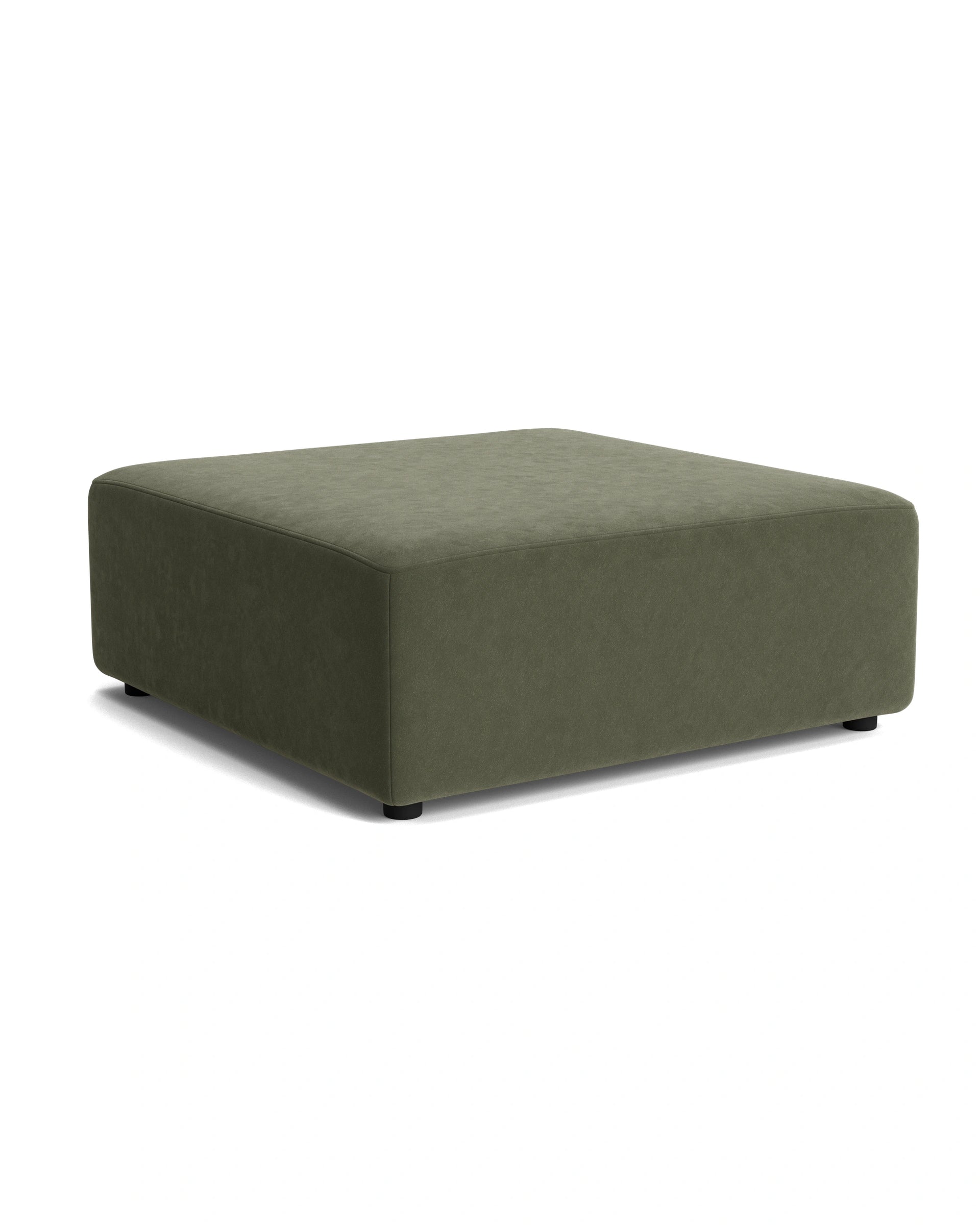 Stretch Ottoman - Eden Leaf