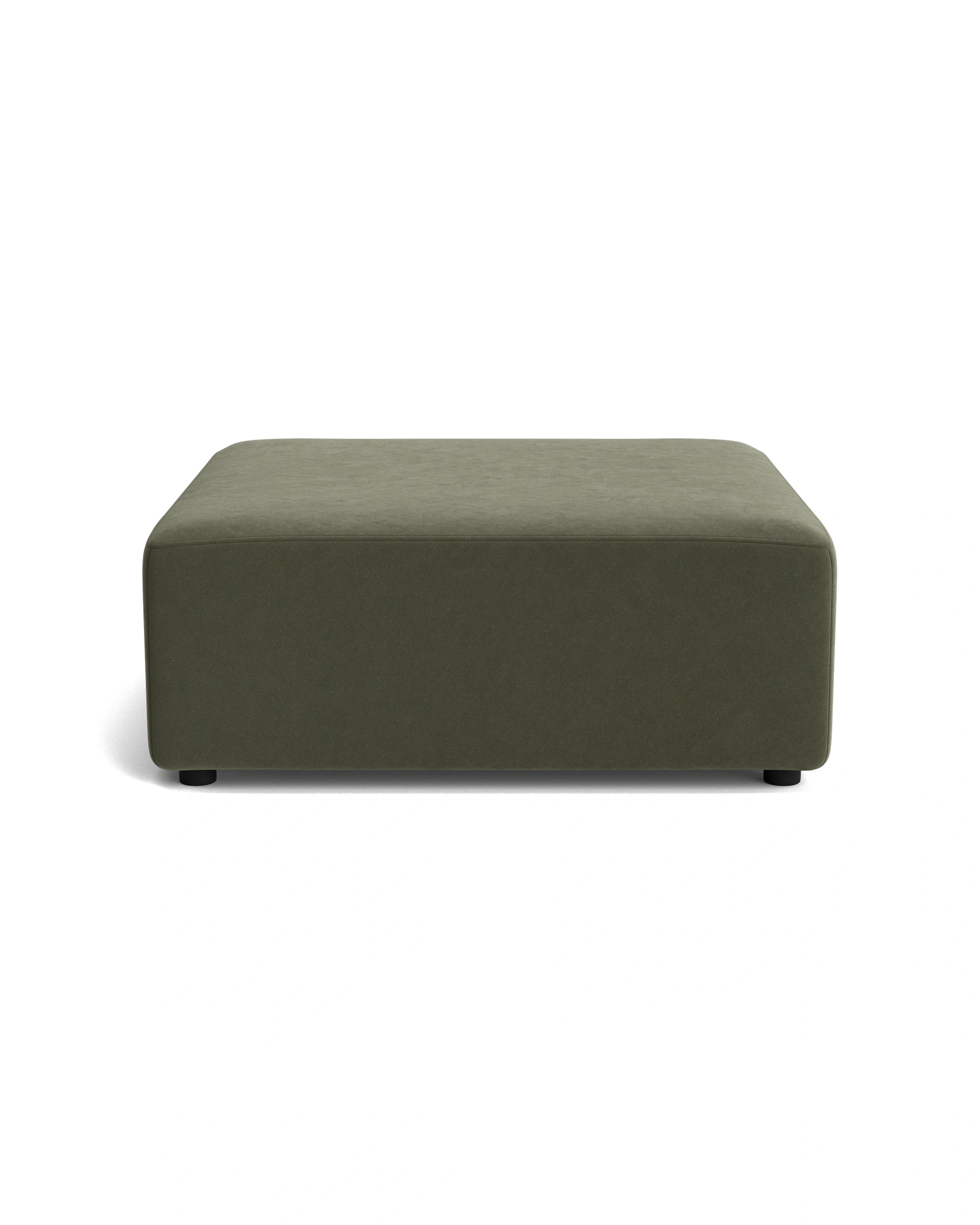 Stretch Ottoman - Eden Leaf