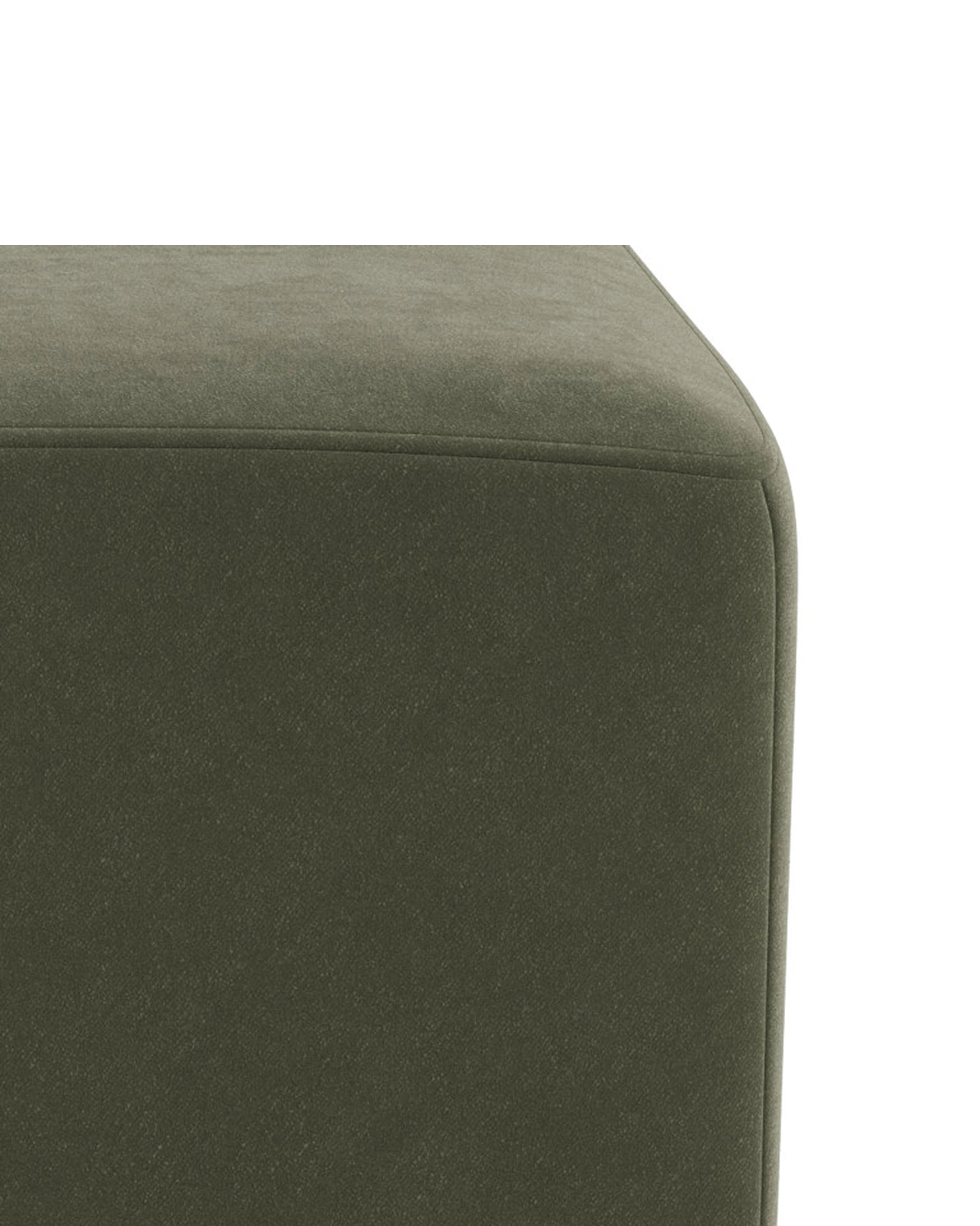 Stretch Ottoman - Eden Leaf