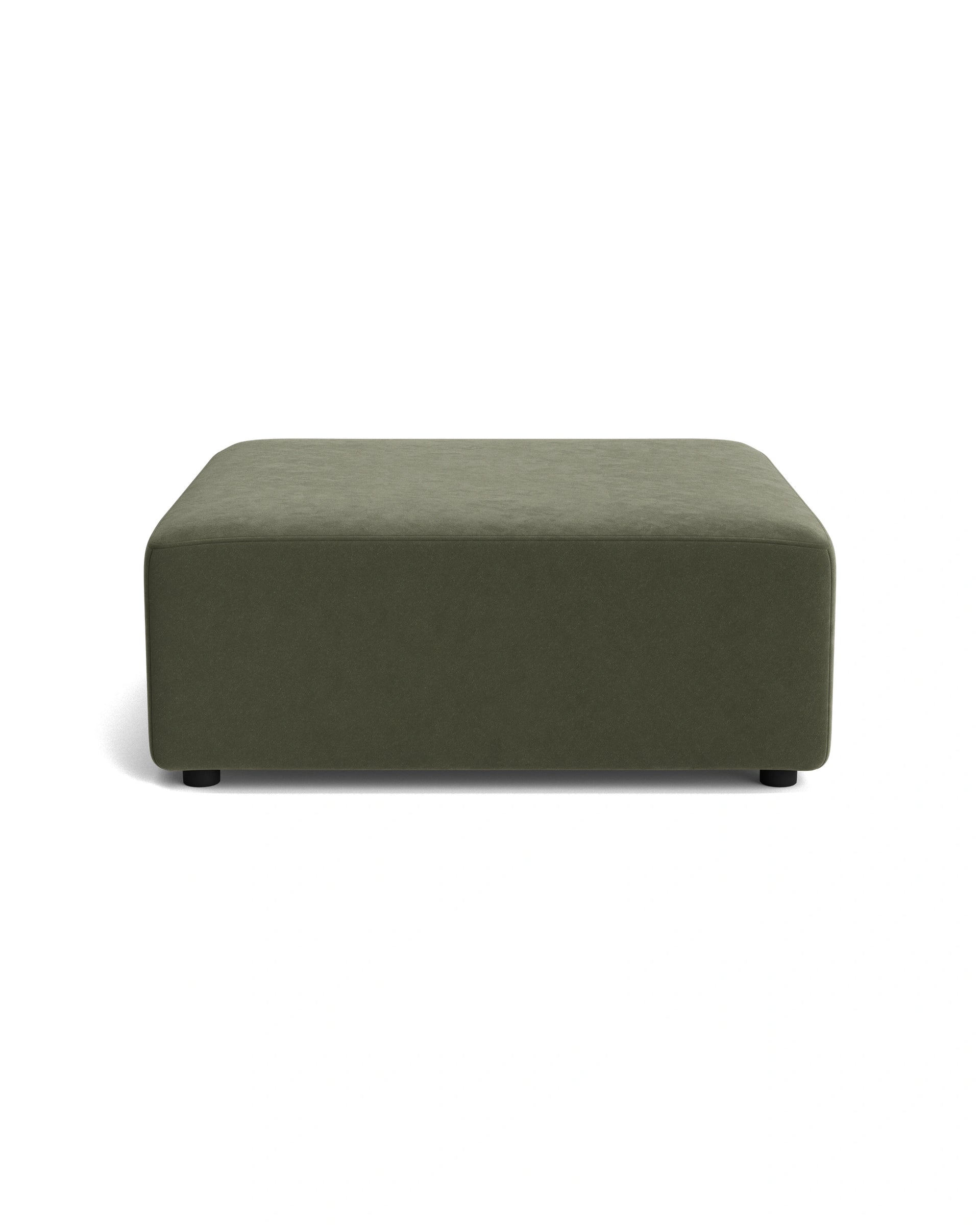 Stretch Ottoman - Eden Leaf