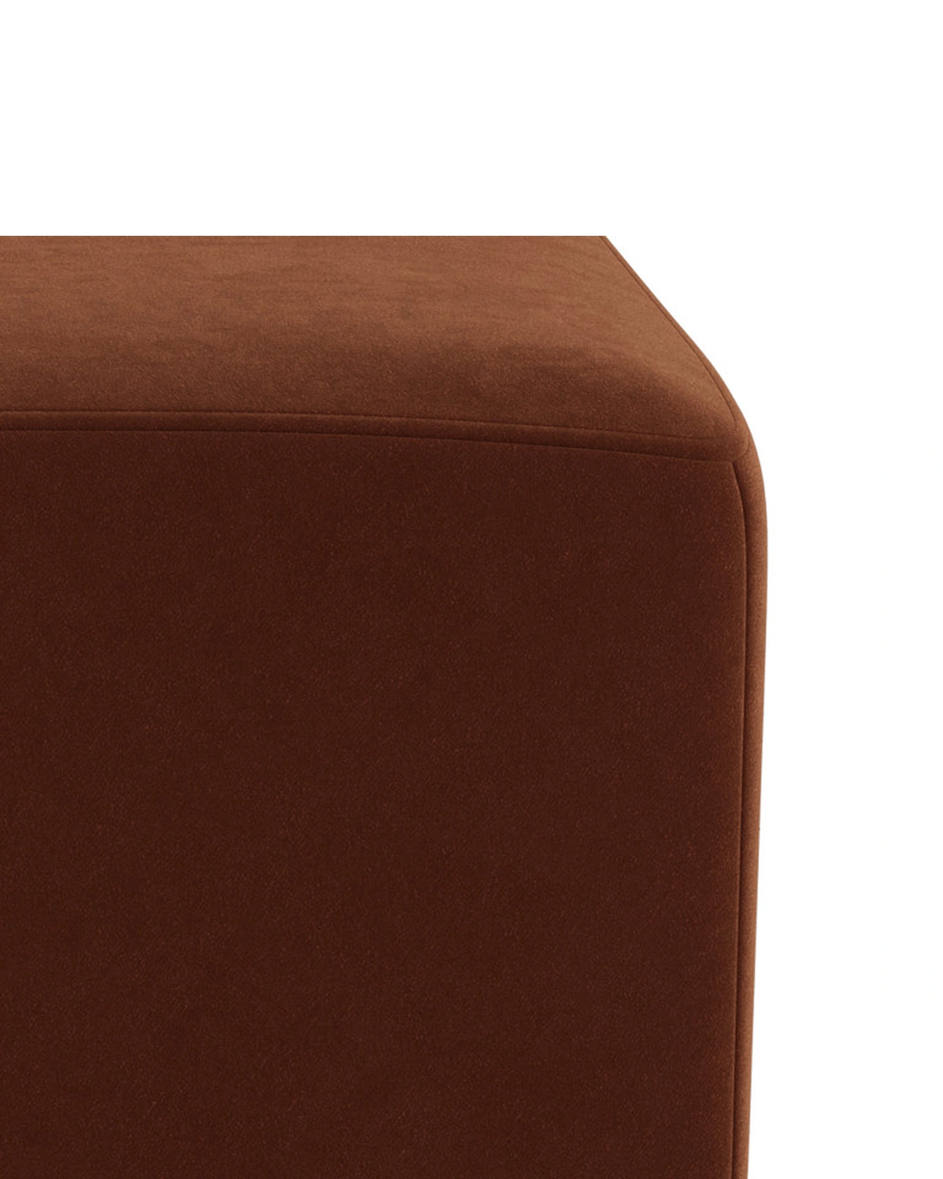 Stretch Ottoman - Eden Brick