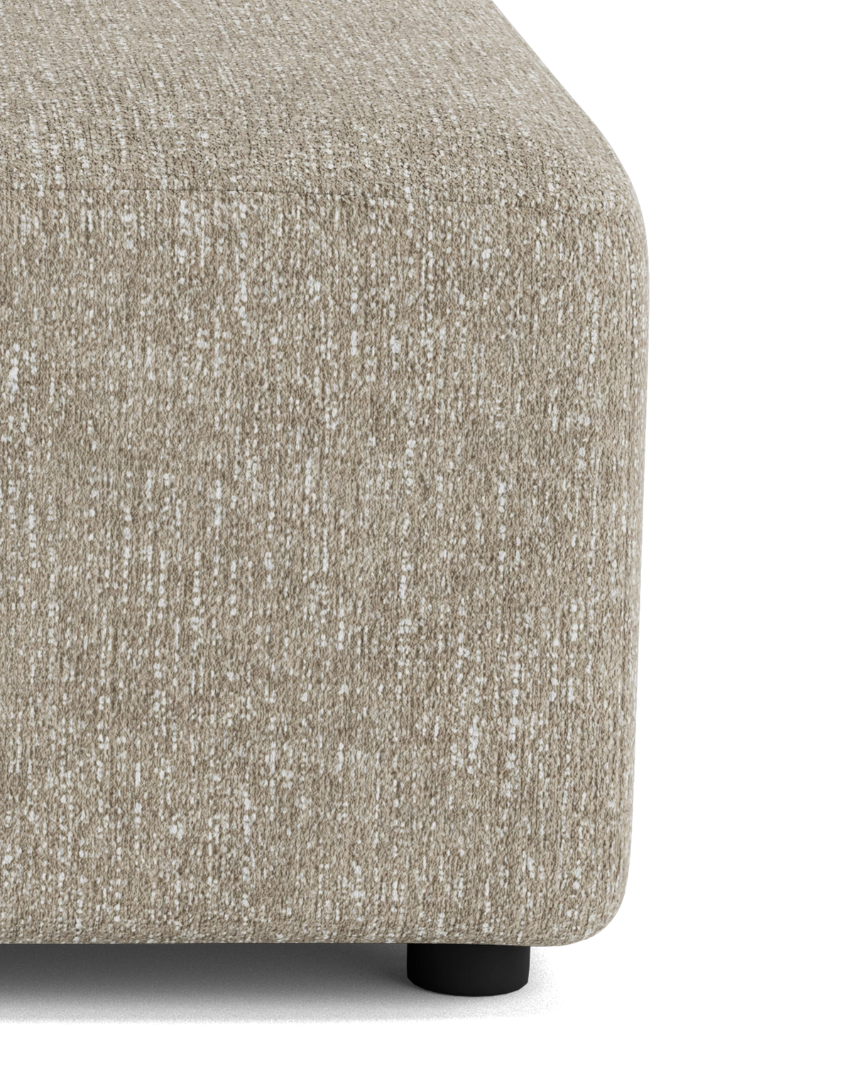Stretch Ottoman - Fleck Smoke