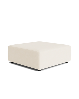 Stretch Ottoman - Fossil Vanilla