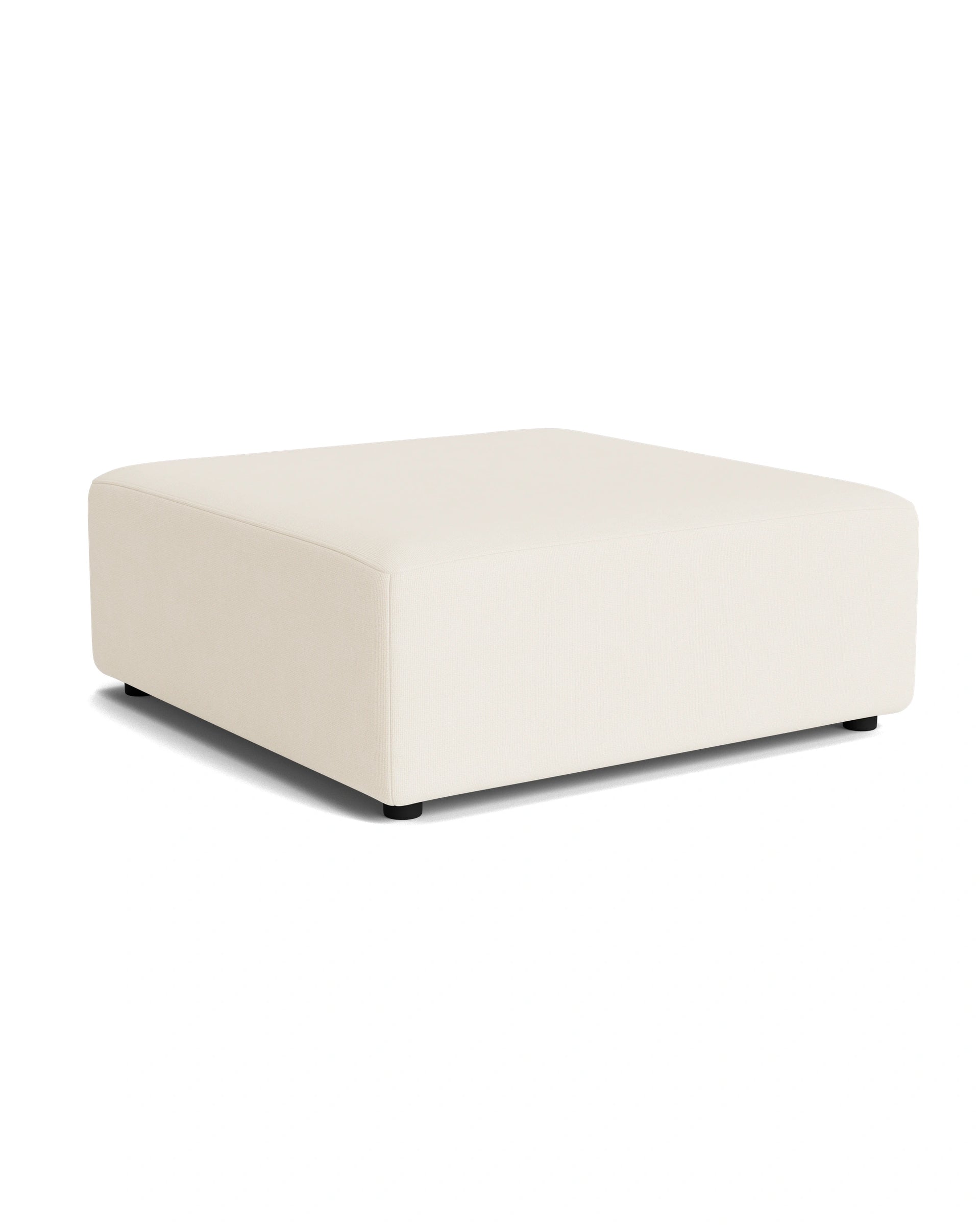 Stretch Ottoman - Fossil Vanilla
