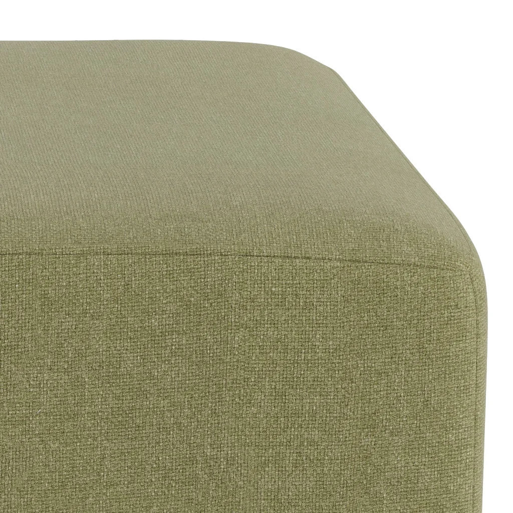Stretch Ottoman - Fossil Eucalyptus