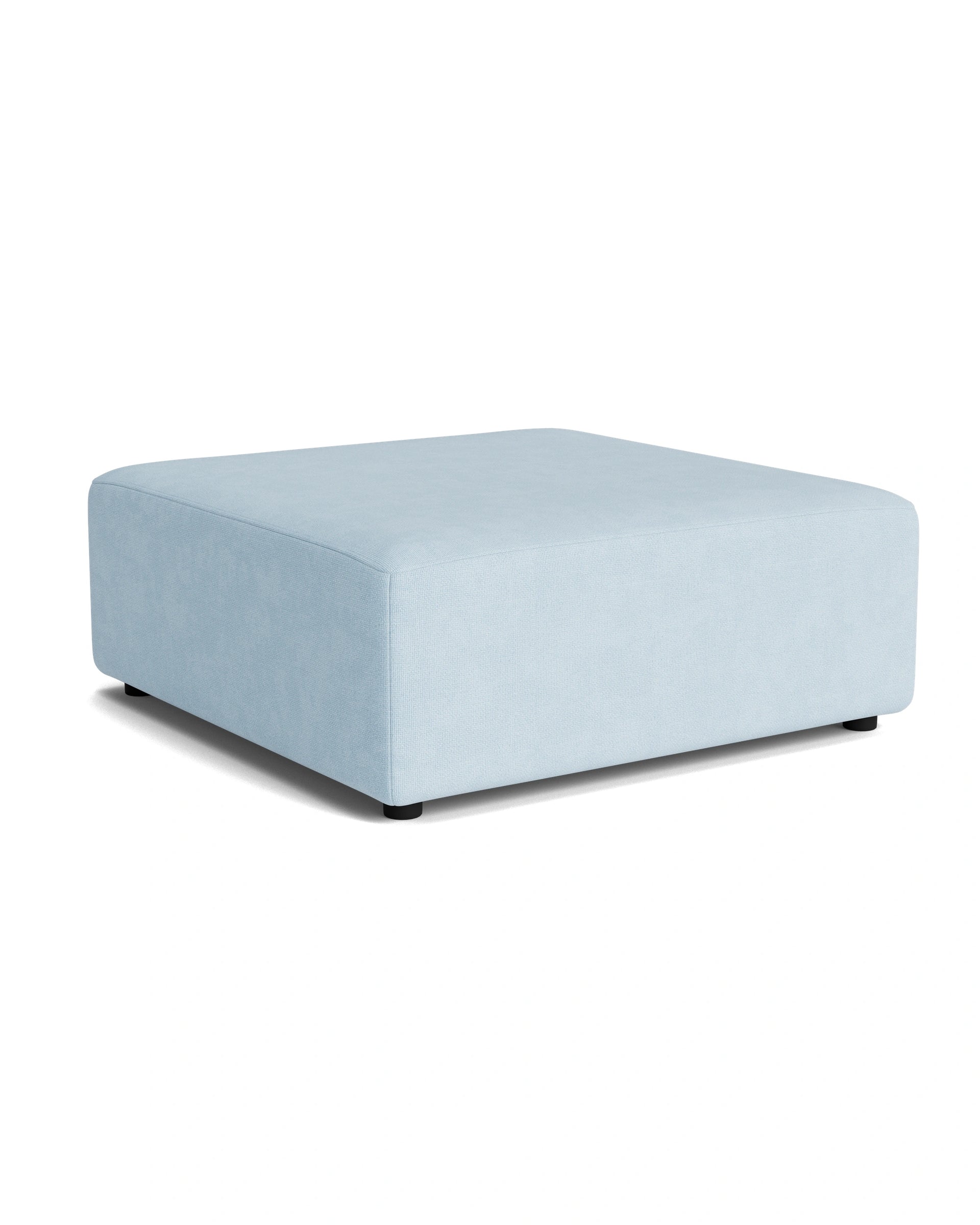 Stretch Ottoman - Fossil Powder Blue