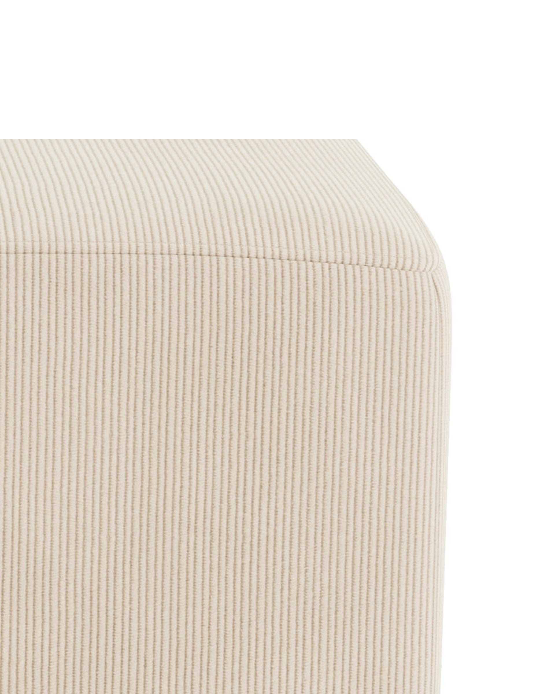 Stretch Ottoman - Corduroy Mist