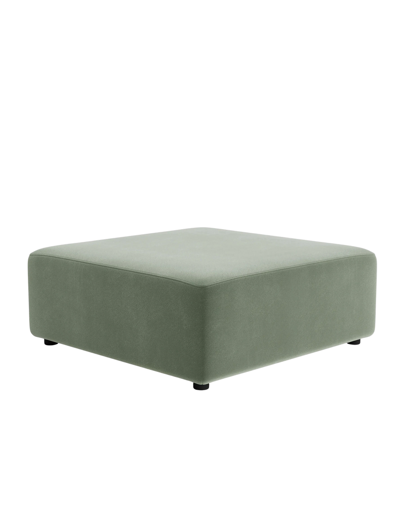 Stretch Ottoman - Opal Ocean