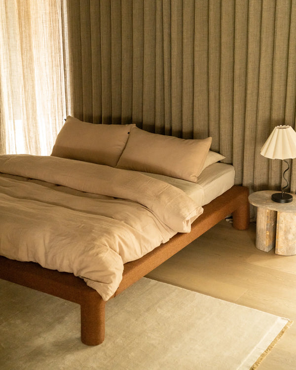 Ritual Queen Bed Frame - Fossil Chocolate