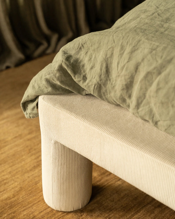 Ritual Queen Bed Frame - Corduroy Off White