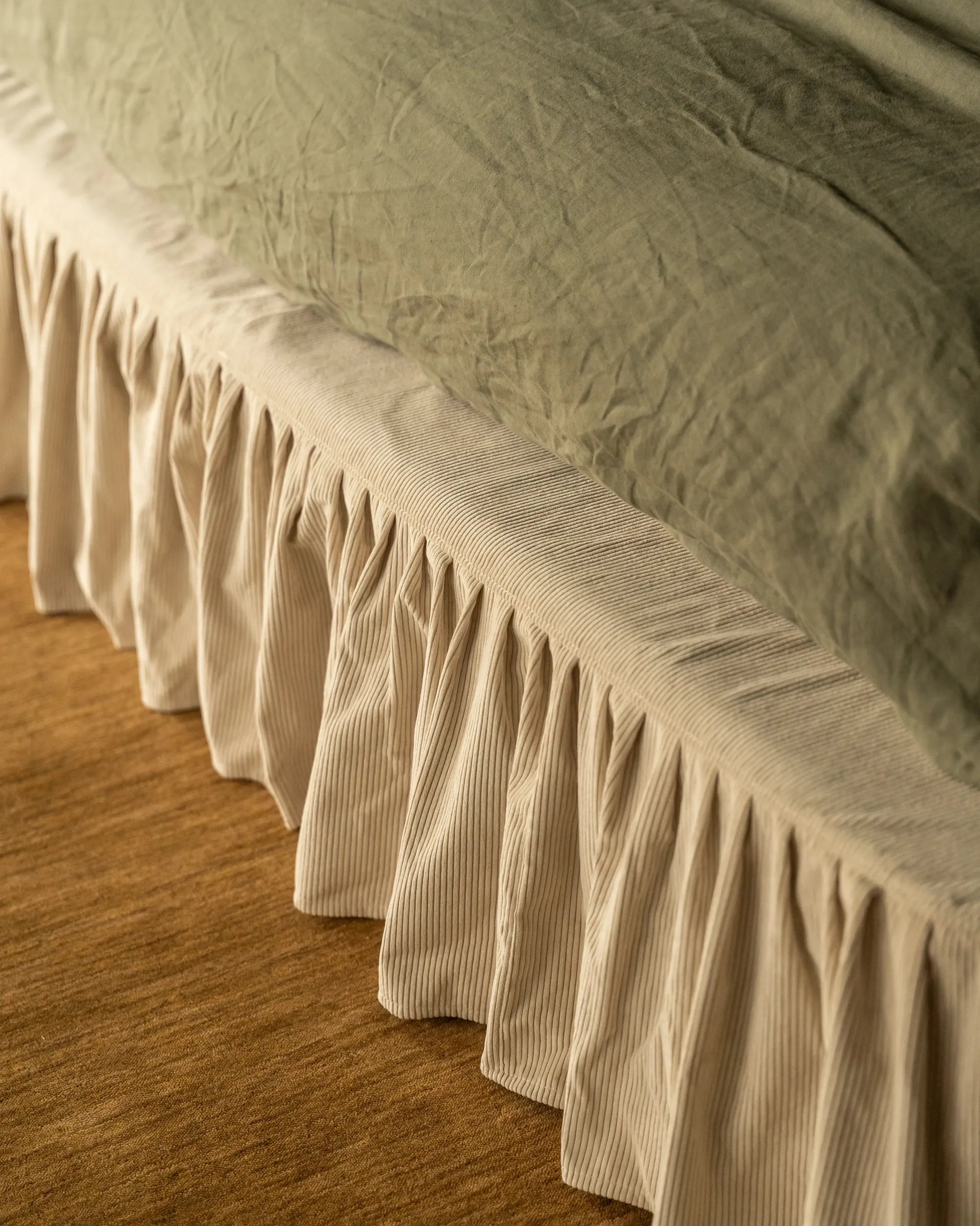 Ritual King Bed - Corduroy Off White