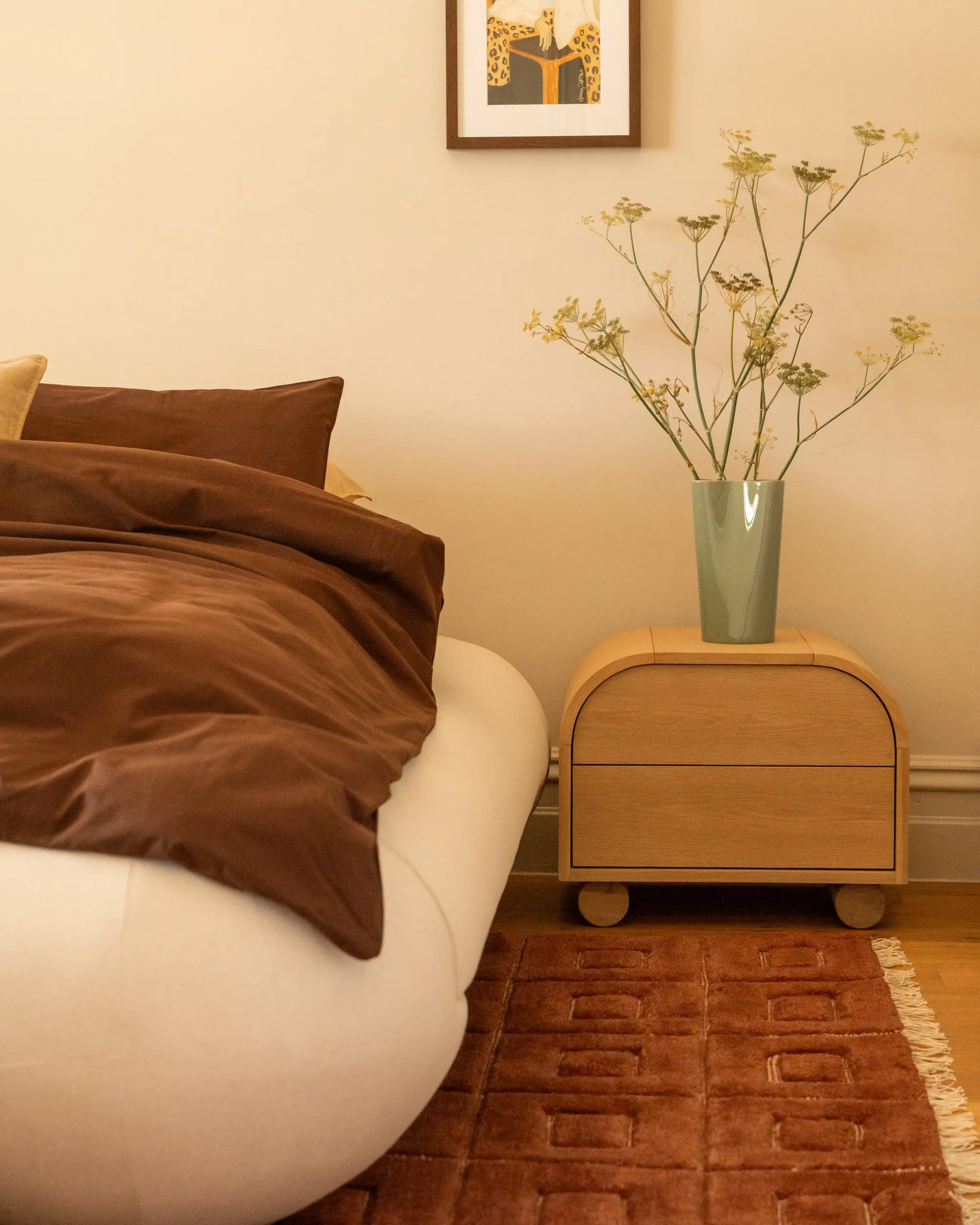 Lune Queen Bed - Eden Ecru