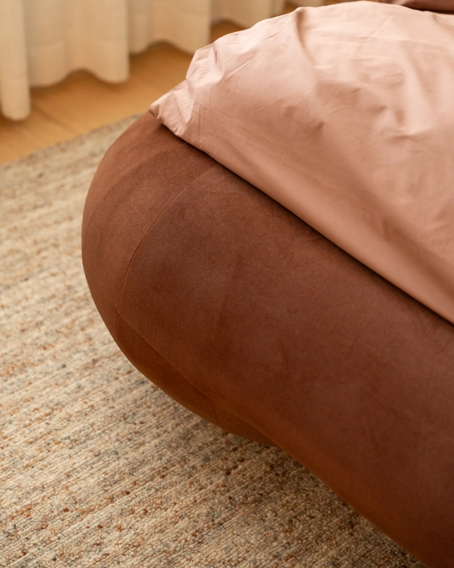 Lune King Bed - Eden Brick
