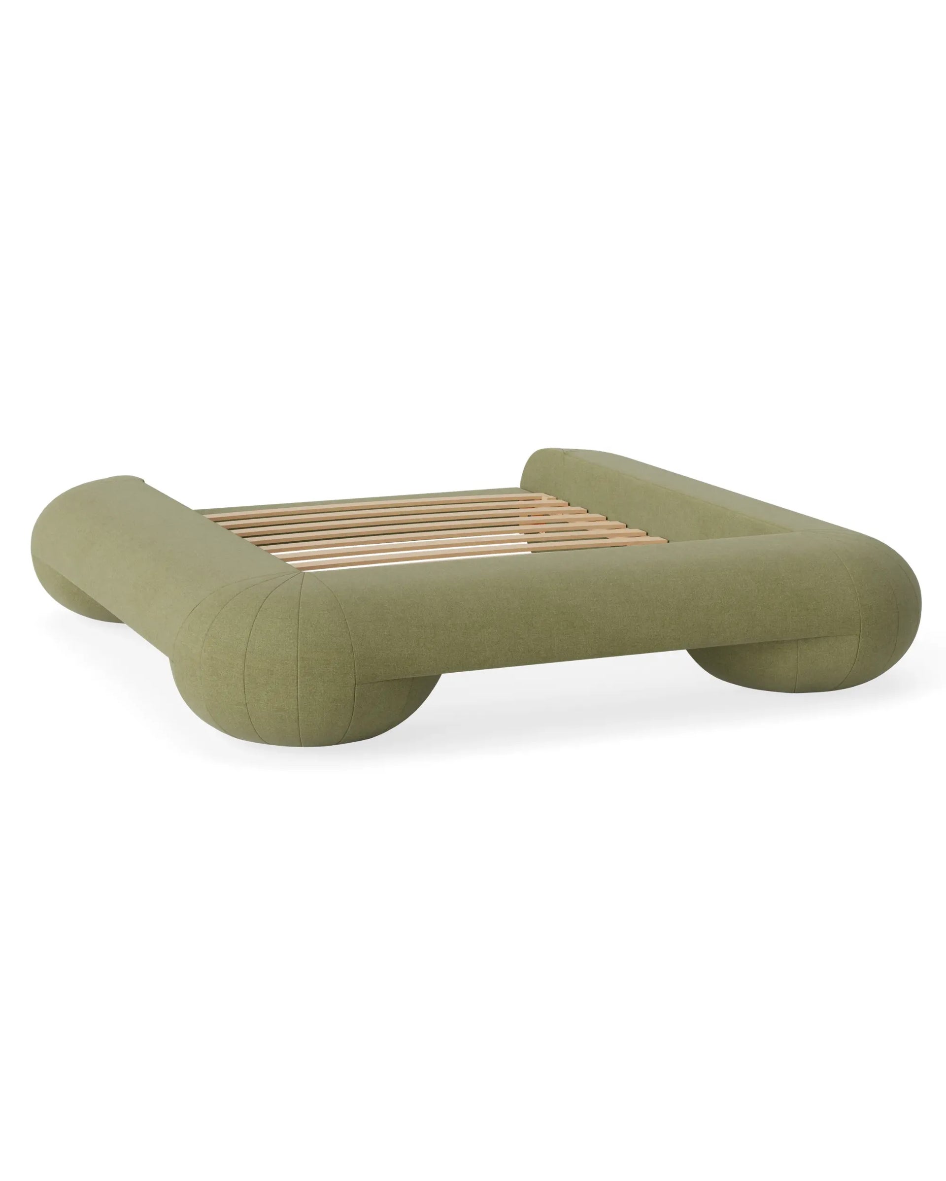 Lune King Bed - Fossil Eucalyptus