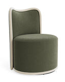 Follow Swivel Armchair - Eden Leaf