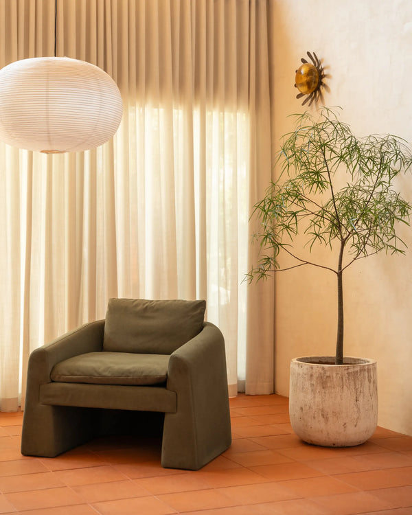 Crest Armchair - Eden Leaf