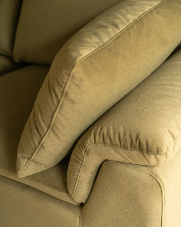 Melt 3 Seater Sofa - Eden Leaf