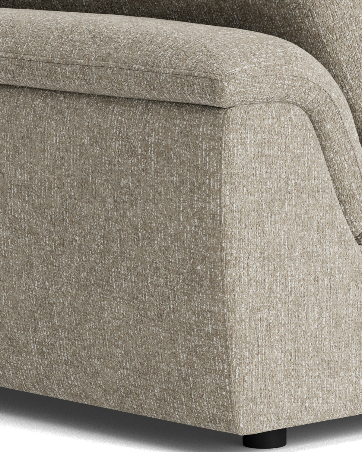 Melt 3 Seater Sofa - Fleck Smoke