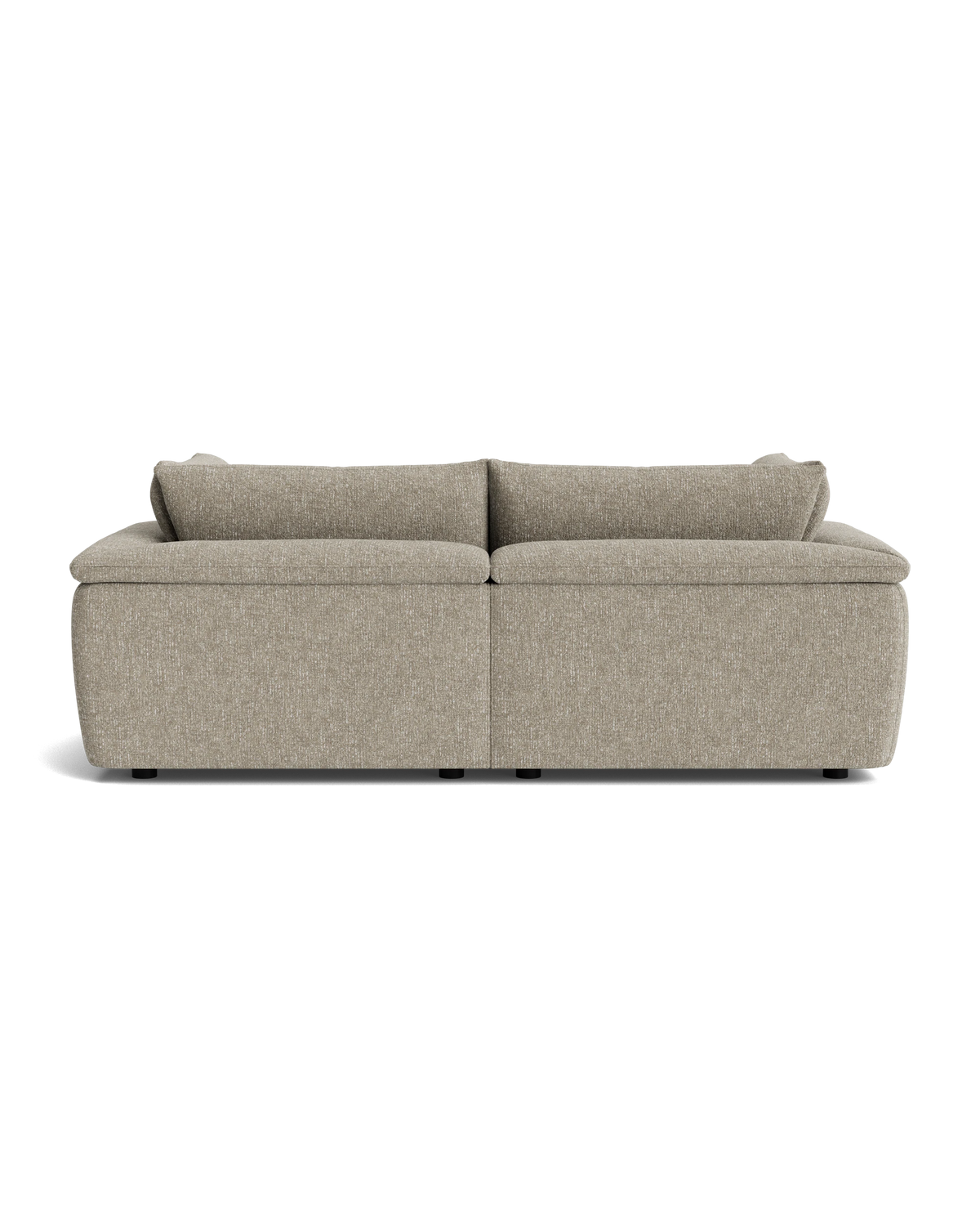 Melt 3 Seater Sofa - Fleck Smoke